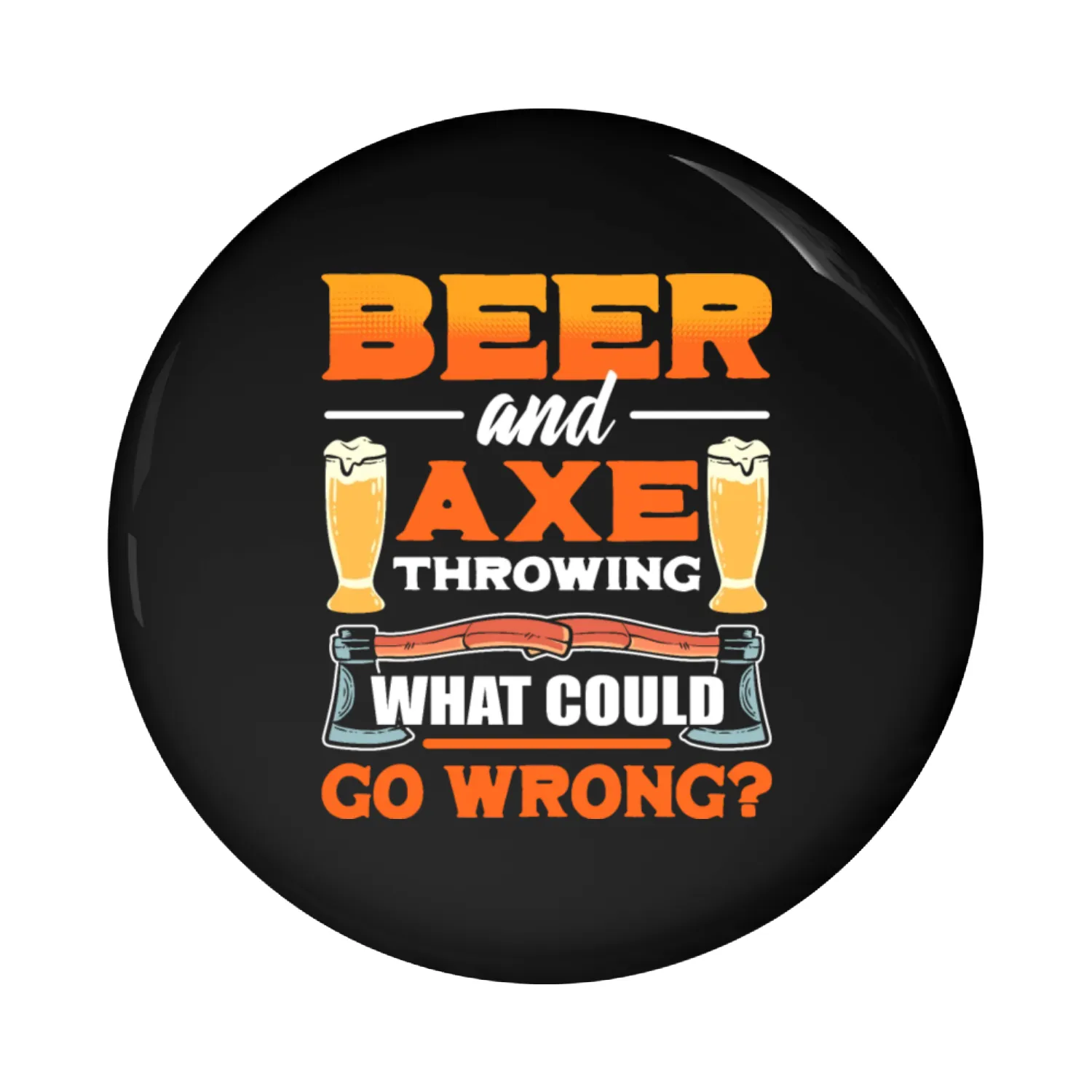 Axe Thrower Axe Logger Axe Throwing Outdoor Game Pin Buttons