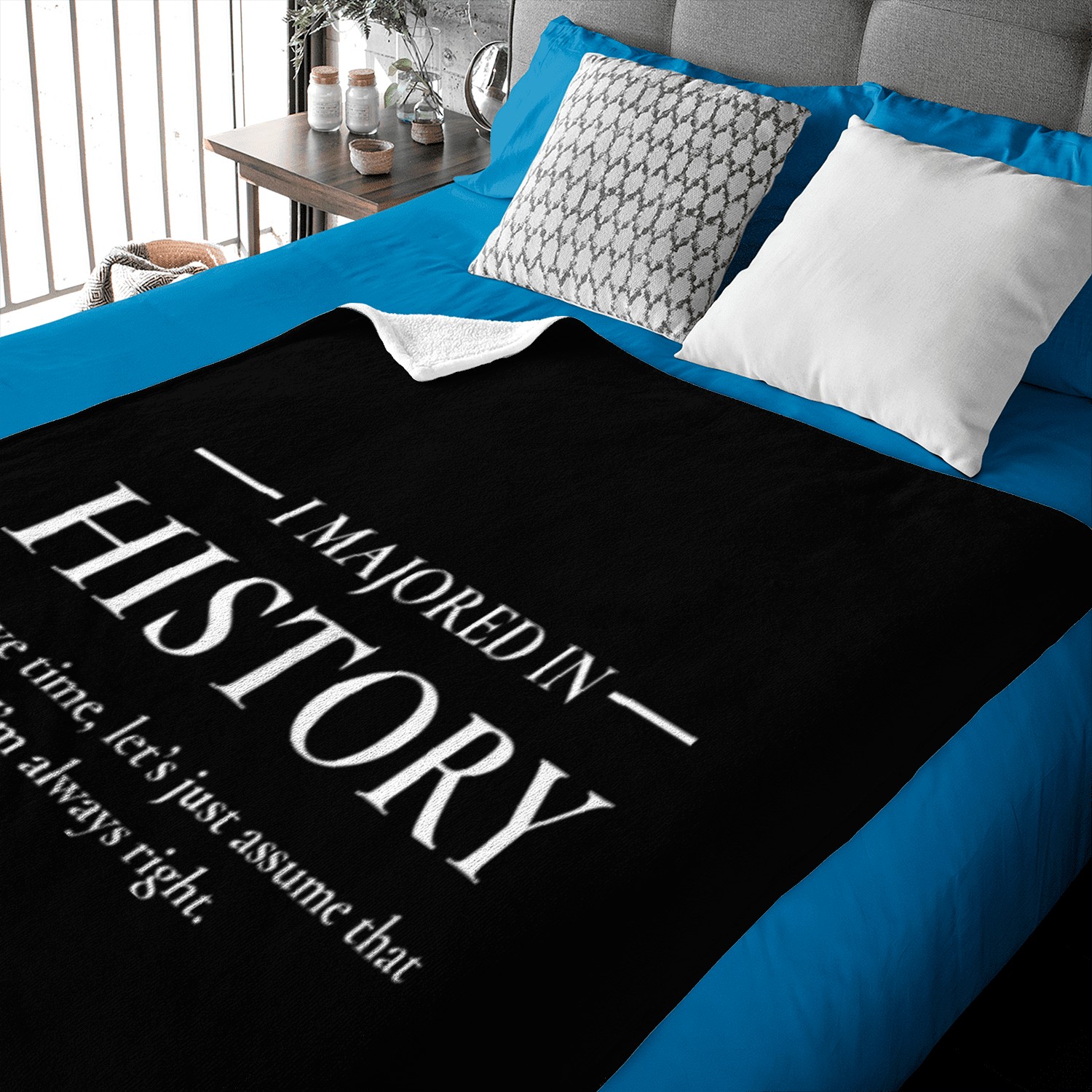 History Major For Back To School Gift Baby Blankets