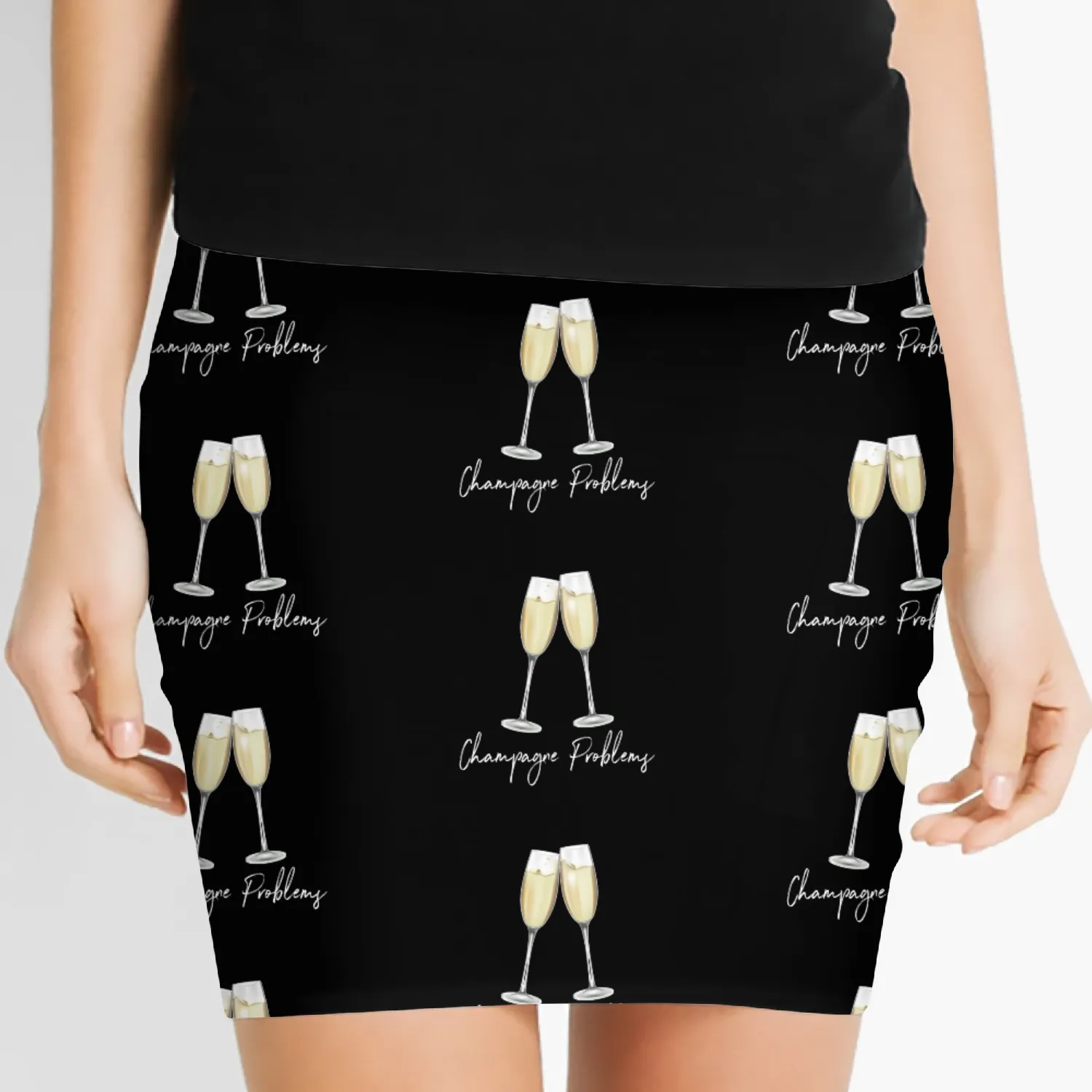 Champagne Problems Women's Mini Skirts