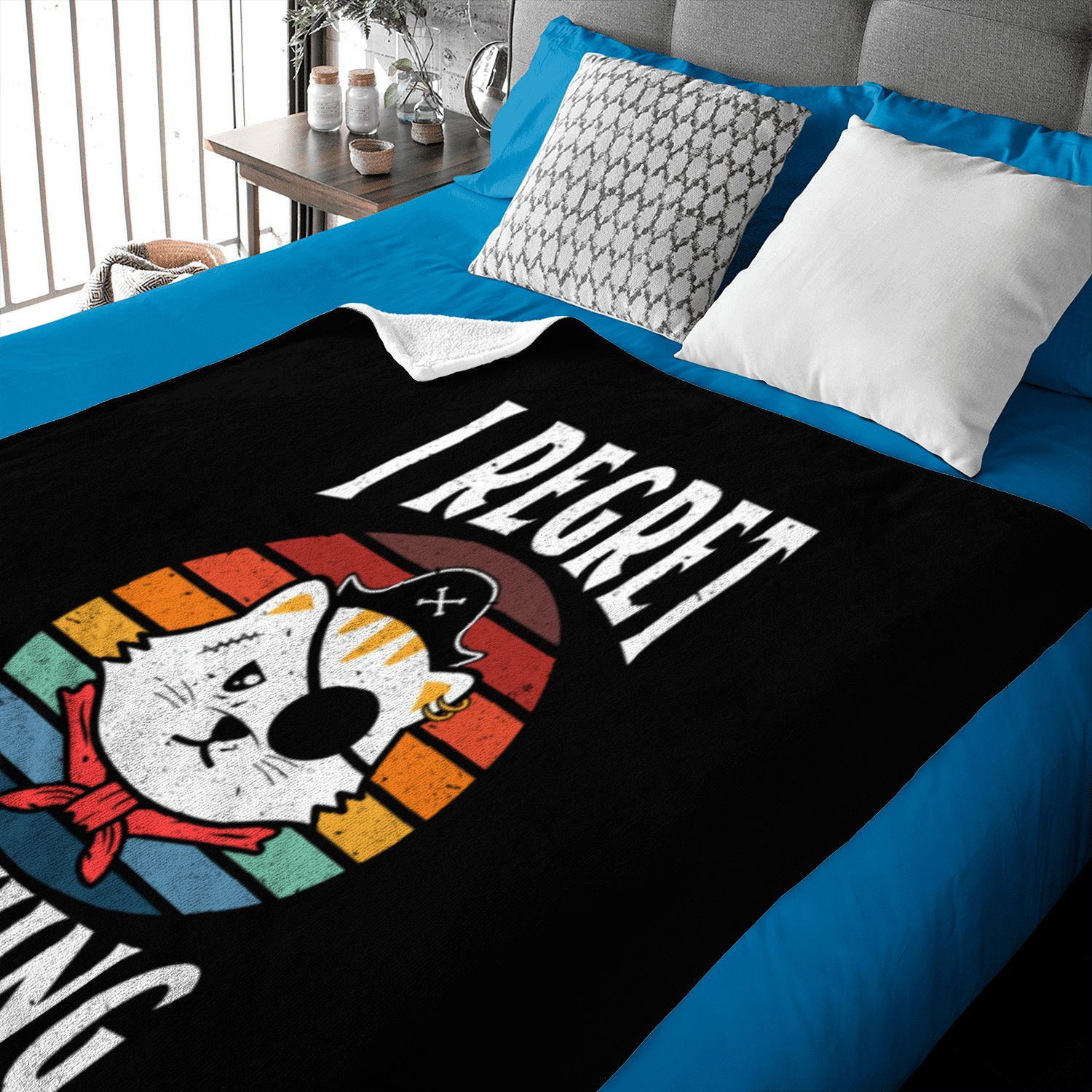 I Regret Nothing Baby Blankets
