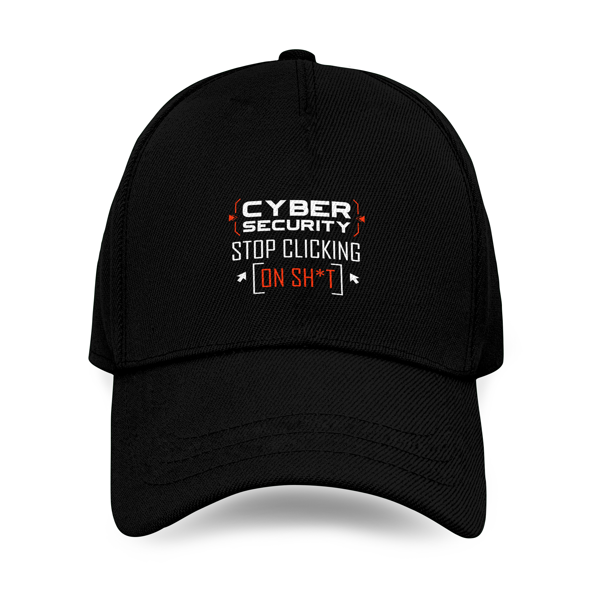 Security Cyber Security Don't Click It Hacker Baseball Caps