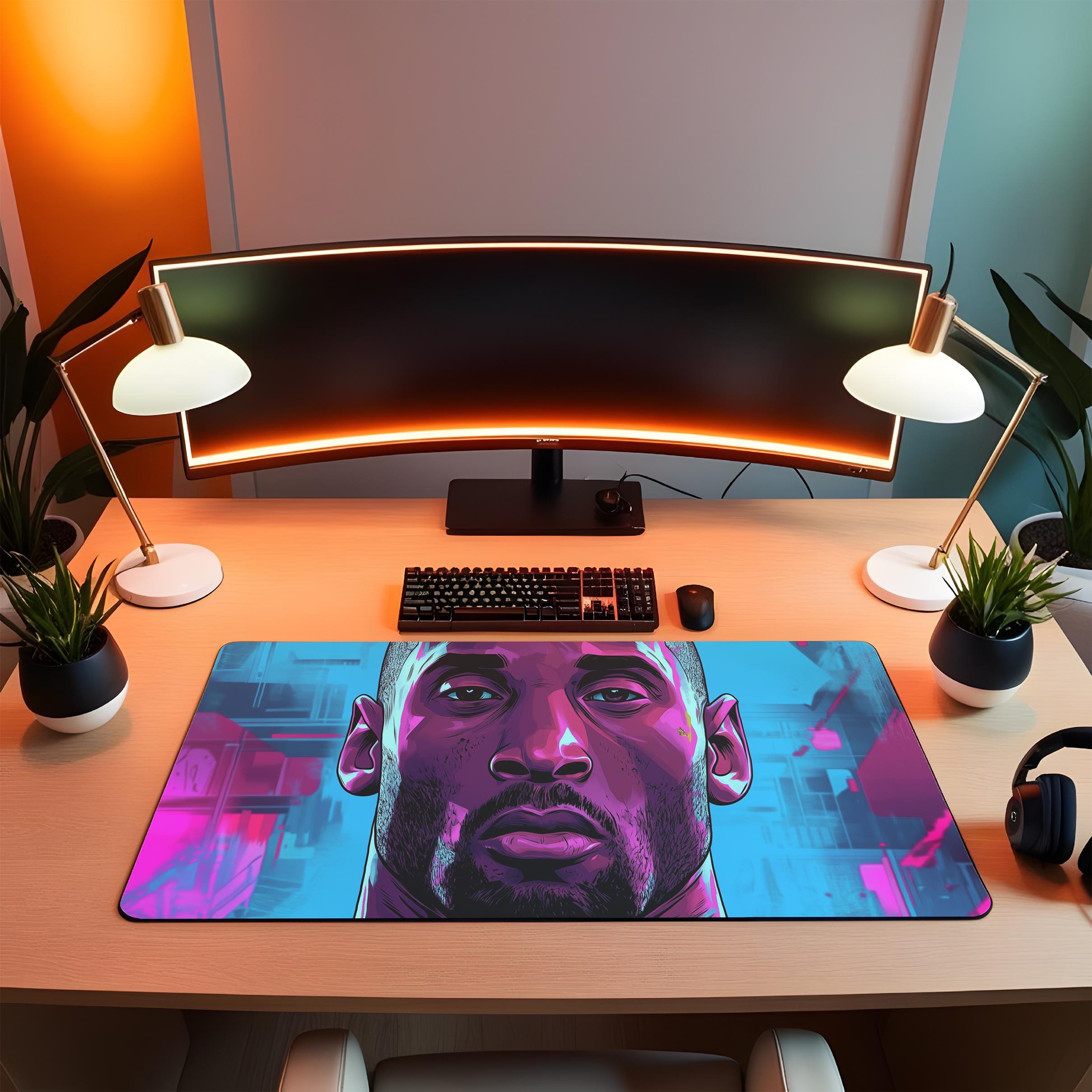 Mamba Out Gaming Mouse Pad | Basketball Gift | Water Resistant Desk Mat | Non-Slip Rubber Mat