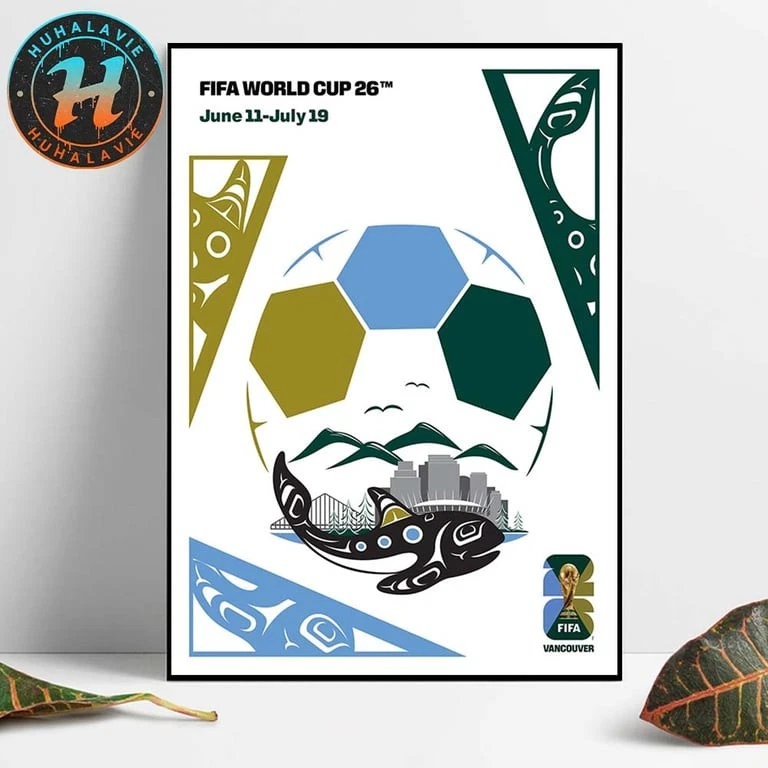 FIFA World Cup 2026 Vancouver Host City Poster