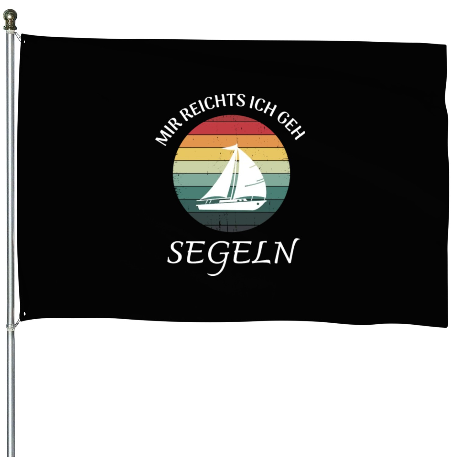 Go Sailing House Flags Sail Boat Design Sailor - Sail