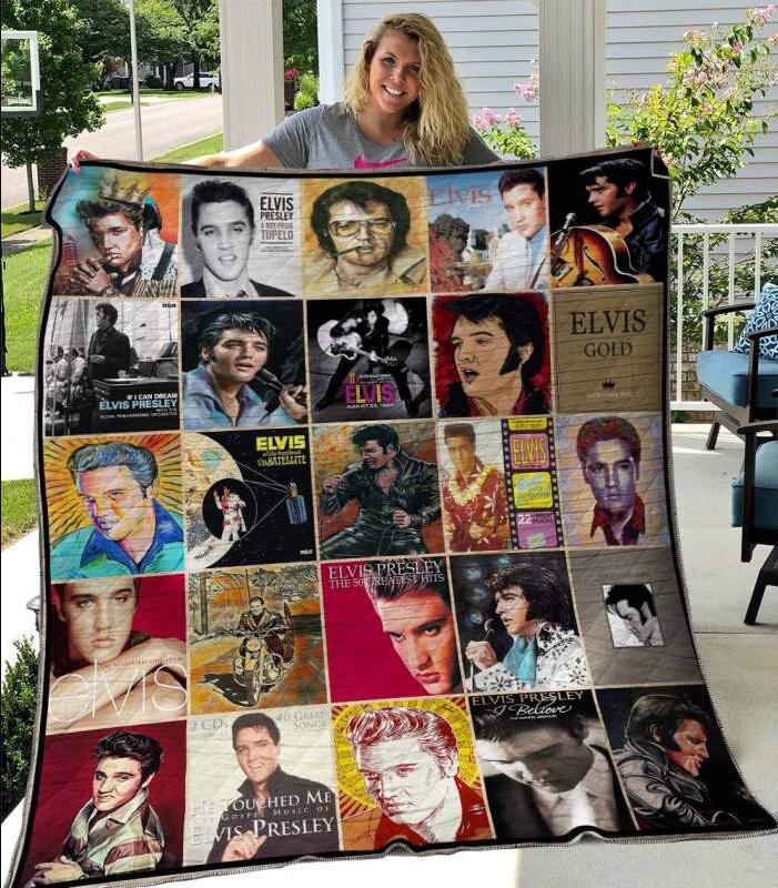 Elvis Presley Music Fleece Blanket,Christmas Quilt, Elvis Presley Throw for Home & Living