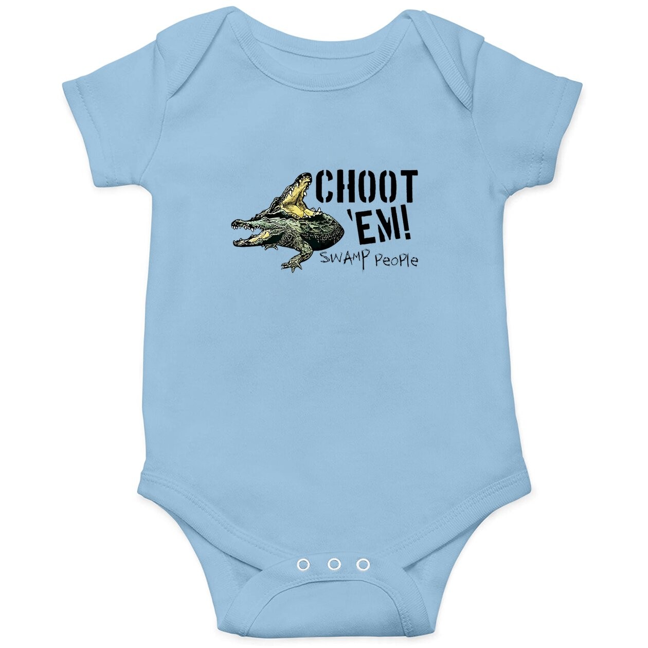Swamp People "choot 'em!" Baby Bodysuit