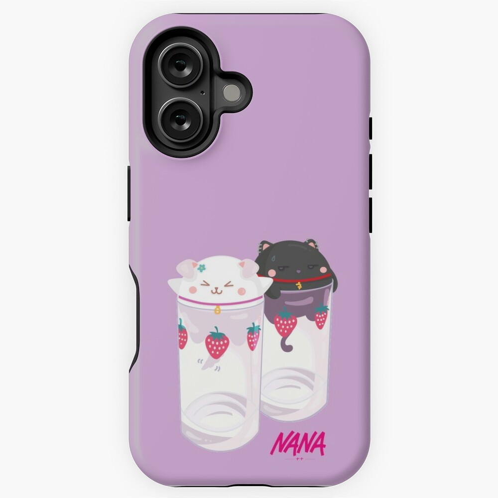 Nana & Hachi - Strawberry glasses iPhone Case