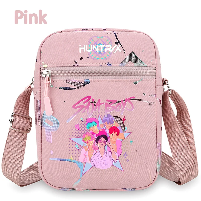 K-pop Demon Hunter Candy Kids Lunch Bag, Portable Learning Kit Pouch, Purse Wallet, Belt Pouch, Shoulder Daypack