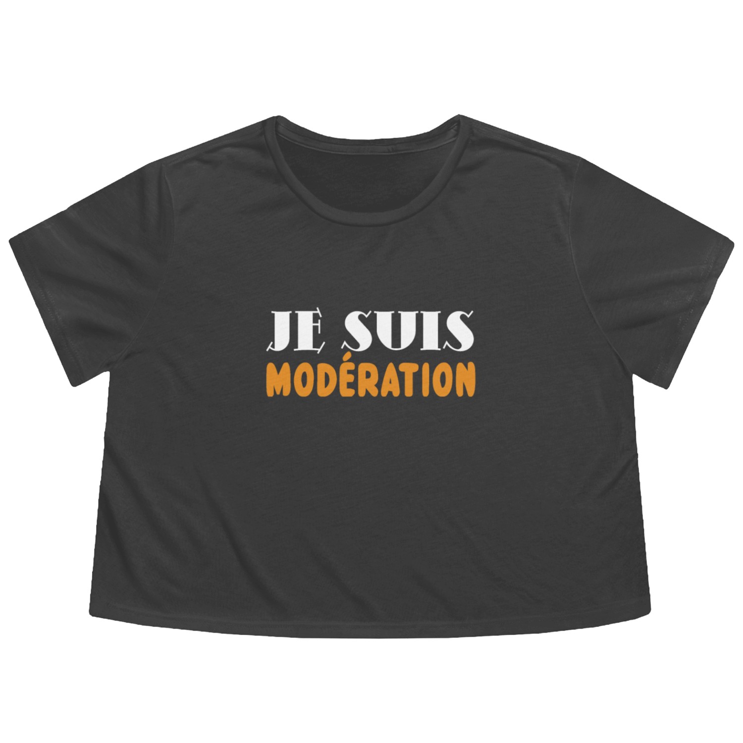 I Am Moderation Drink In Moderation Joking Beer Flowy Cropped Tees