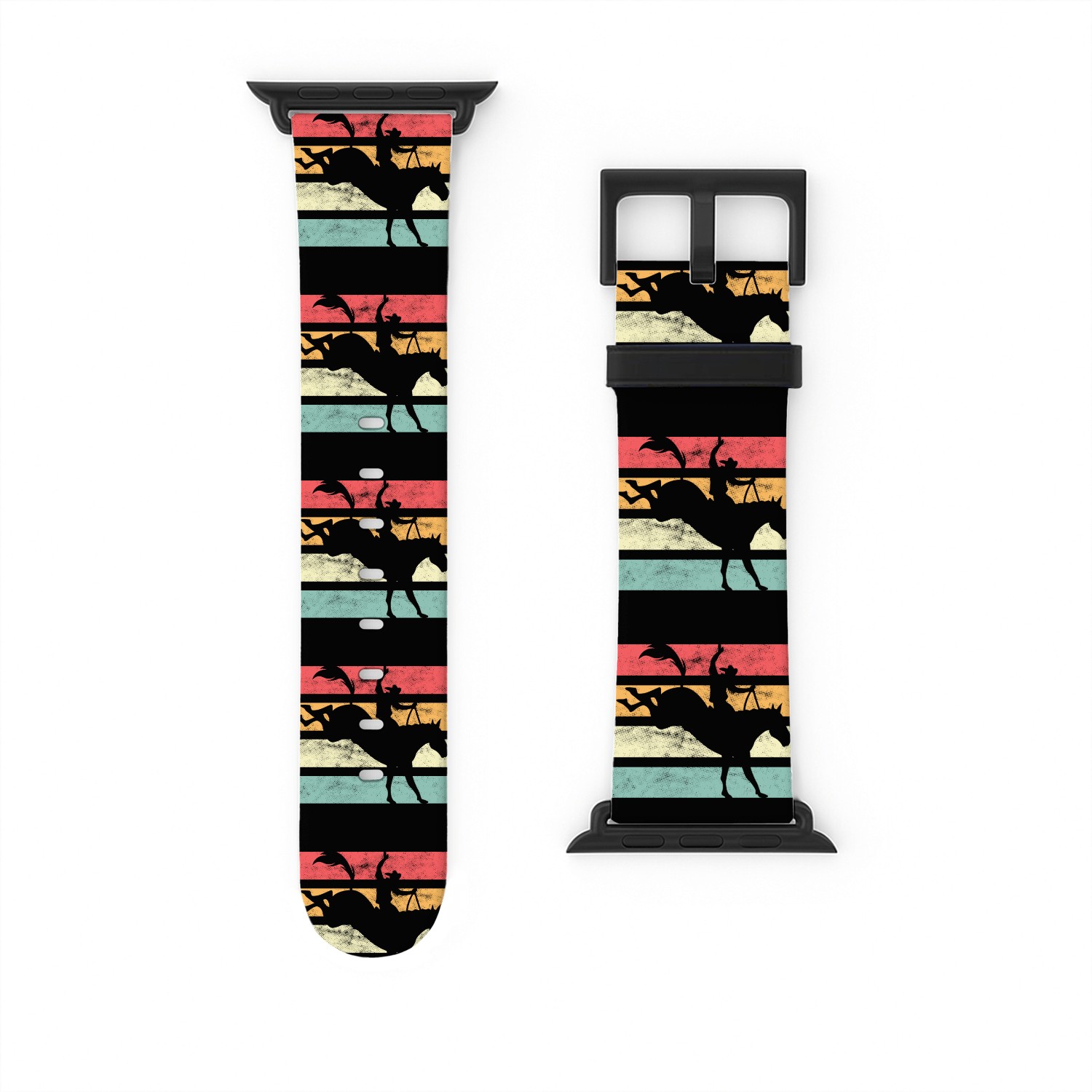 Western Cowboy Horse Wrangler Gift Watch Bands For Apple Watch