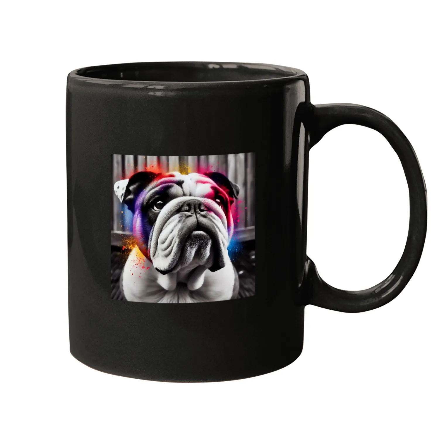 Bold Bulldog Contrast Bulldog themed 2 Mugs