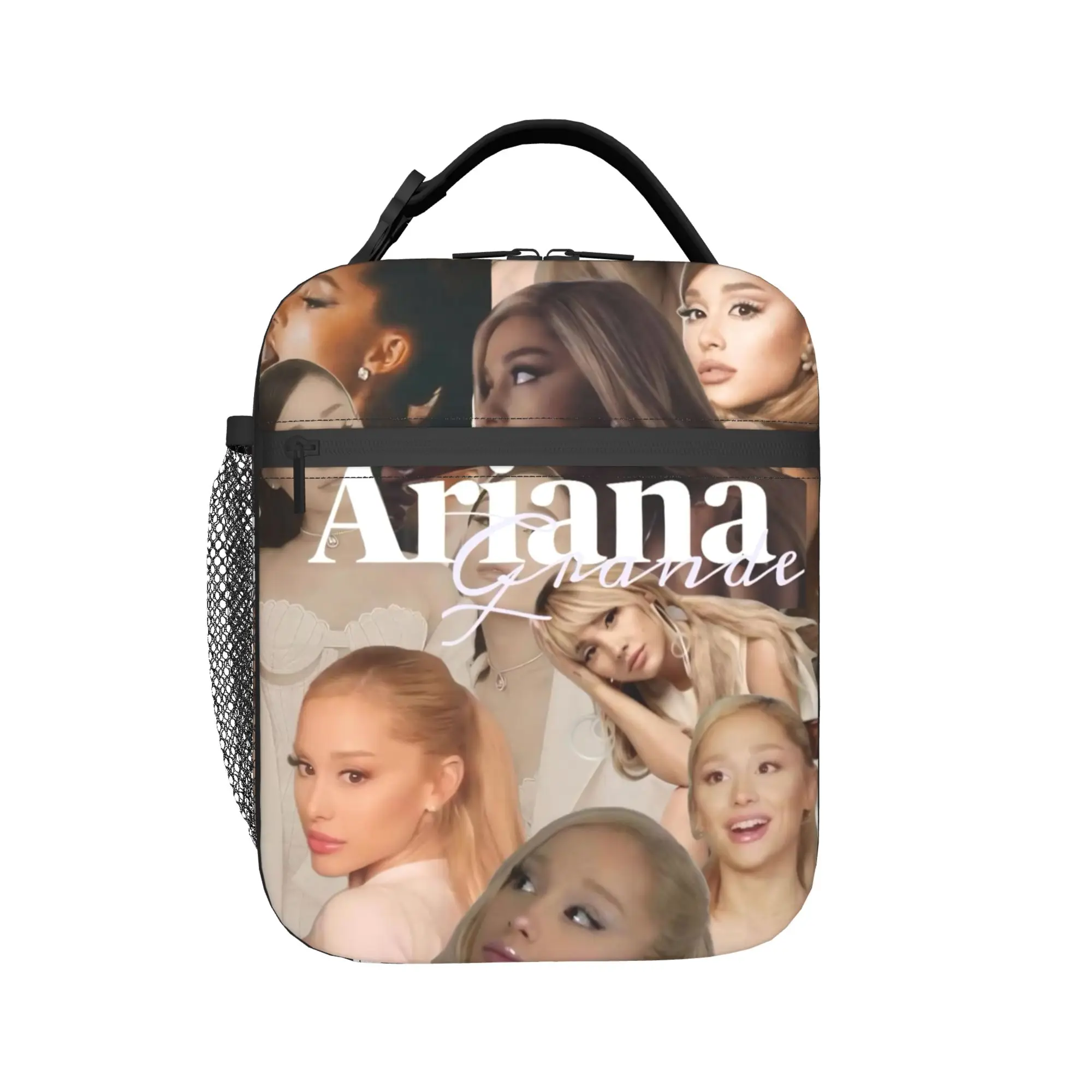 Ariana Album Petal 2026 Insulated Kids Lunch Bag, Portable Thermal Cooler Lunch Box for Travel and Food Storage