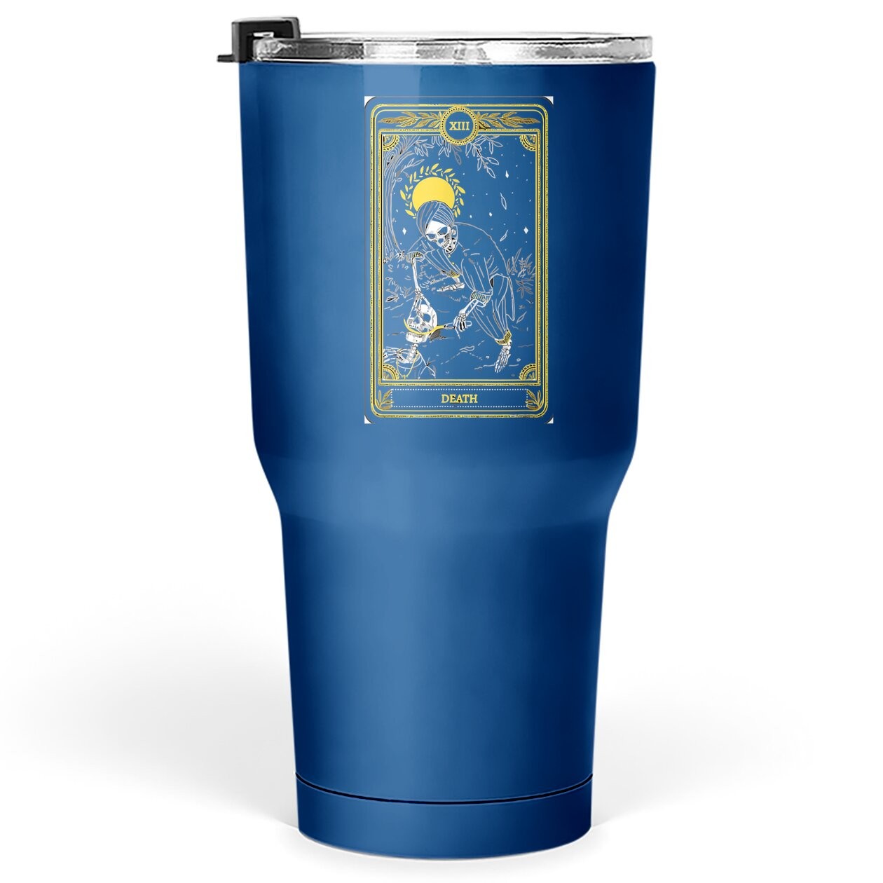 The Death Tarot Card Creepy Siren Halloween Witch Tumbler 30 Oz