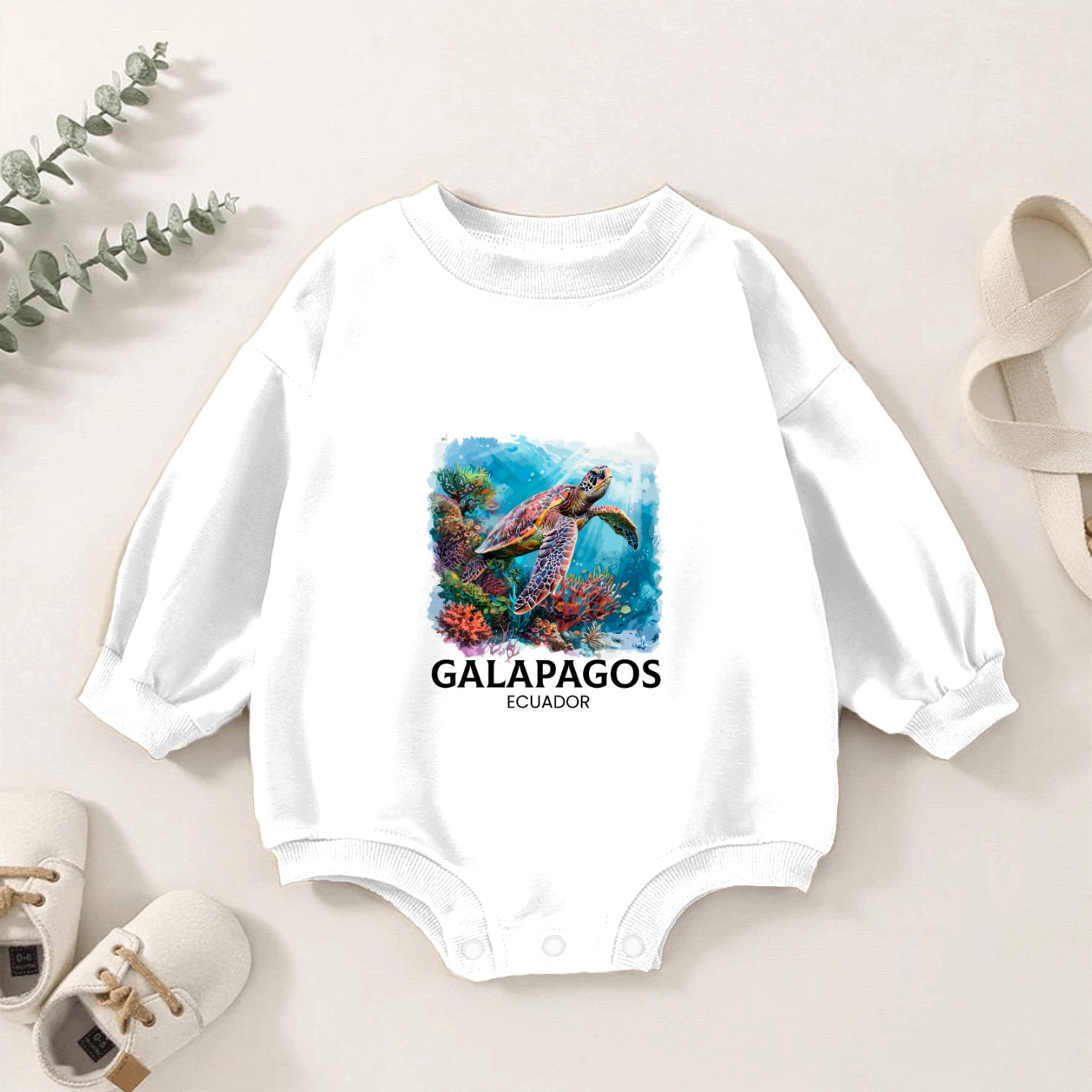 Galapagos islands, galapago ecuador Baby Romper Sweatshirts