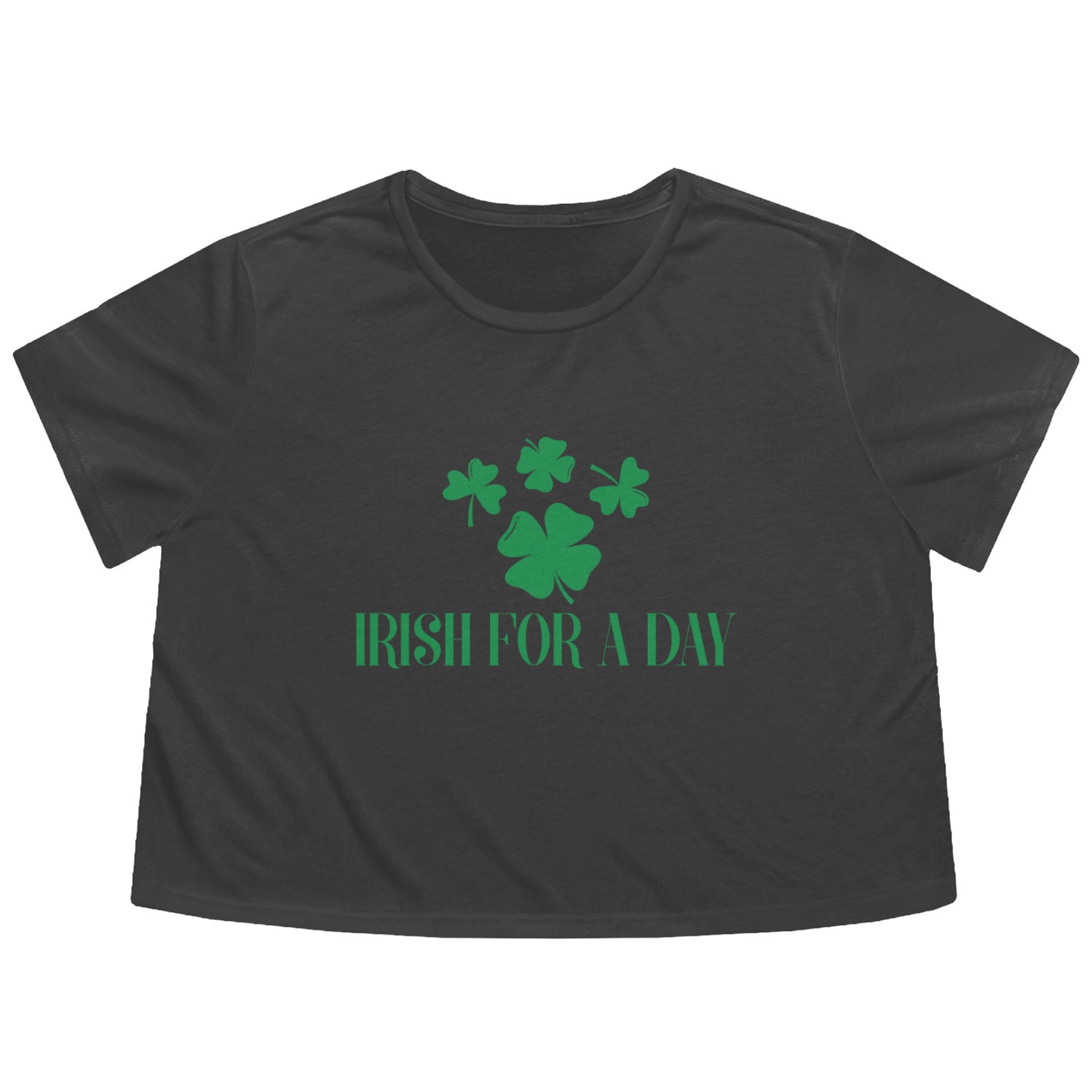 Irish For A Day Flowy Cropped Tees