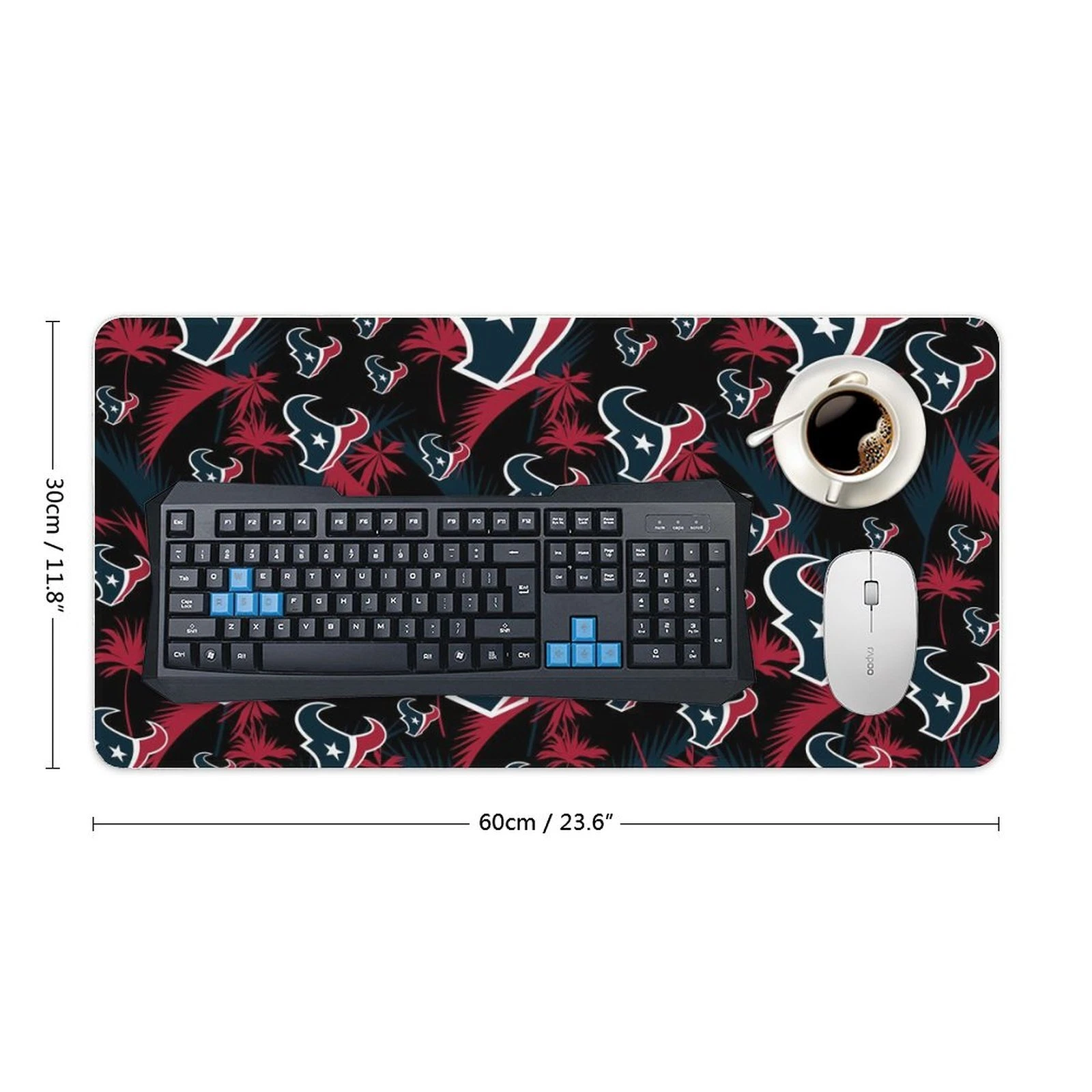 Houston Texans Desk Mat Protect The Desk Printed Table Mat Decoration