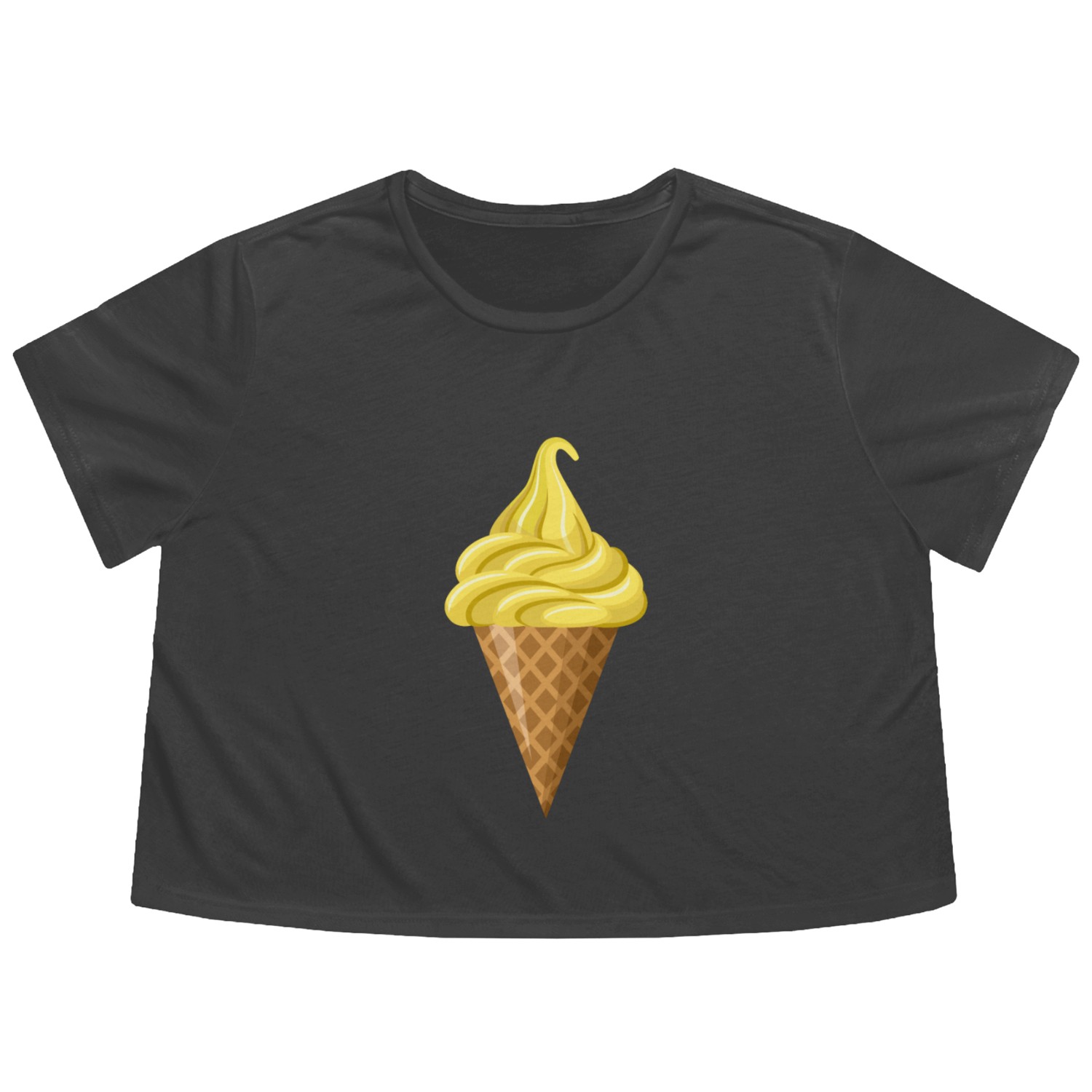 Ice Cream Flowy Cropped Tees