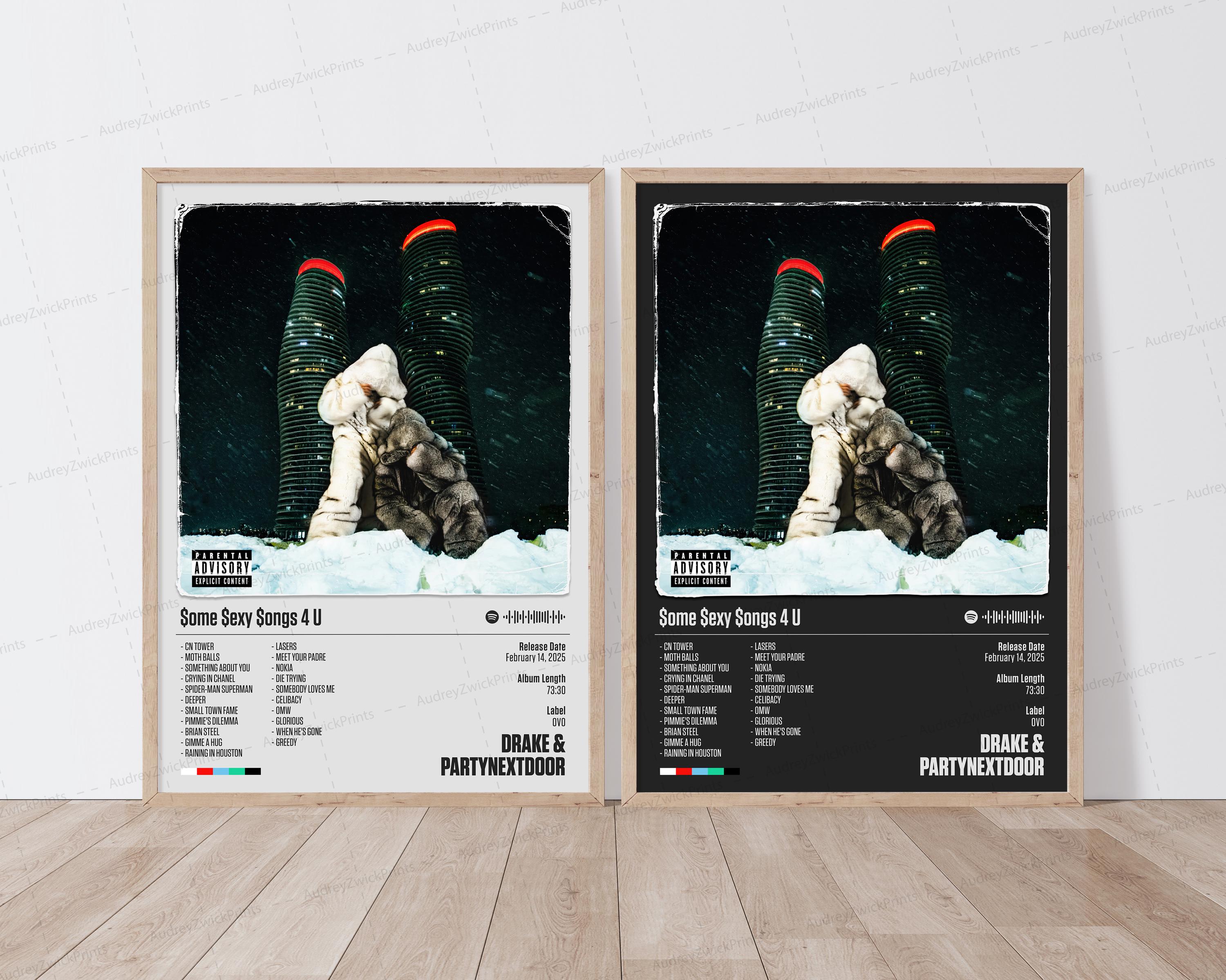 Partynextdoor Poster | Some Sexy Songs 4 U Poster | Music Poster | Album Cover Poster | Tracklist Poster | SSS4U Poster