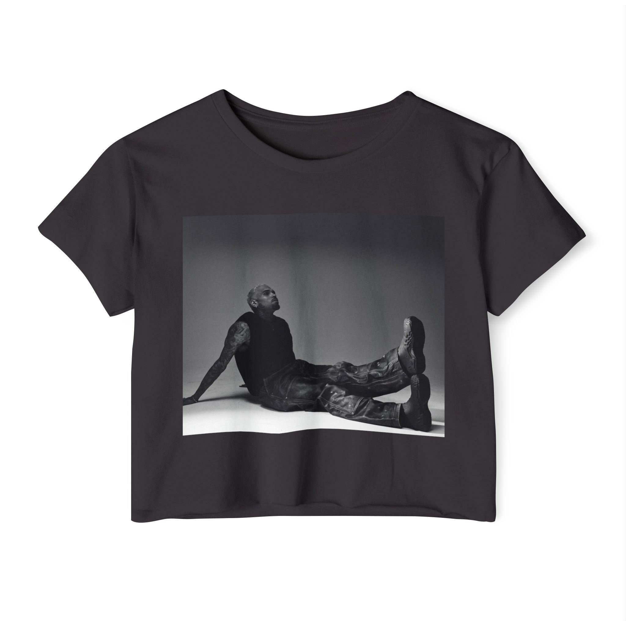 Chris Brown 20th Anniversary Tour Women's Crop Top Tee, Festival Shirt, Music Concert Wear, Retro Graphic Tshirt, Tour Merchandise