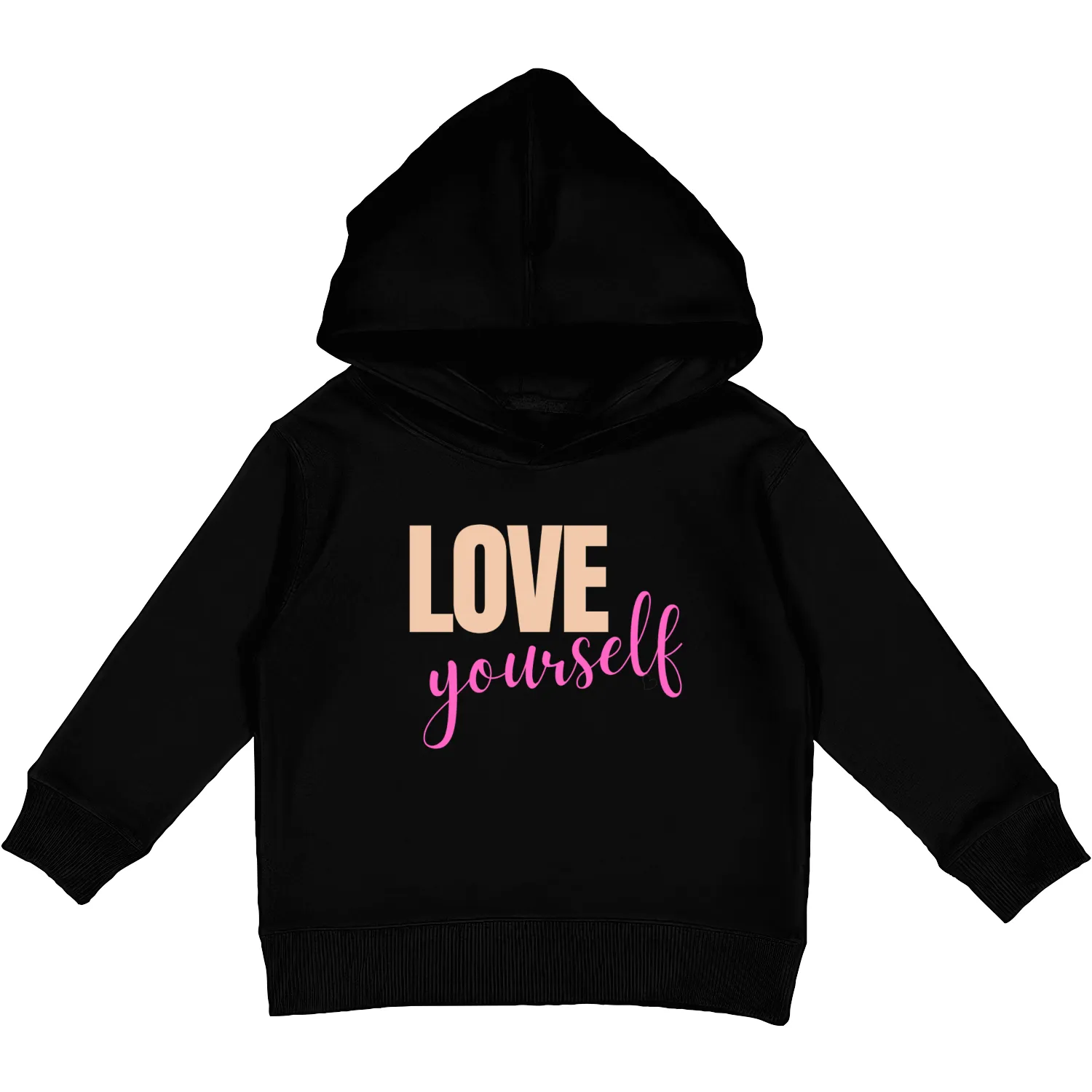 Love Yourself Kids Pullover Hoodies Design