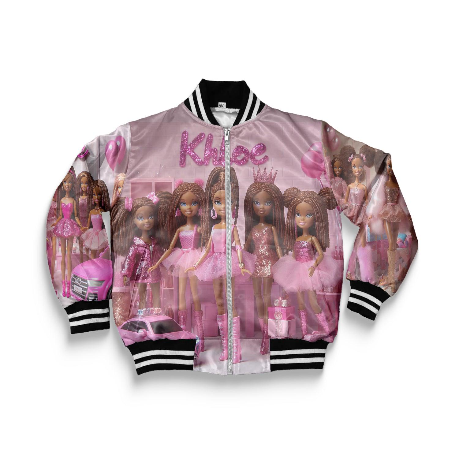 melanin Barb bomber jacket coat