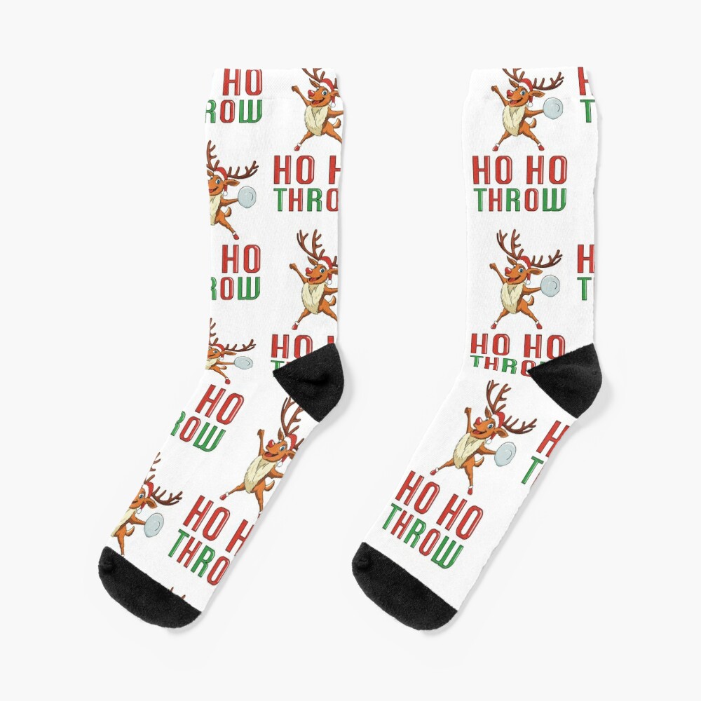 Reindeer Games - Ho Ho Throw Socks