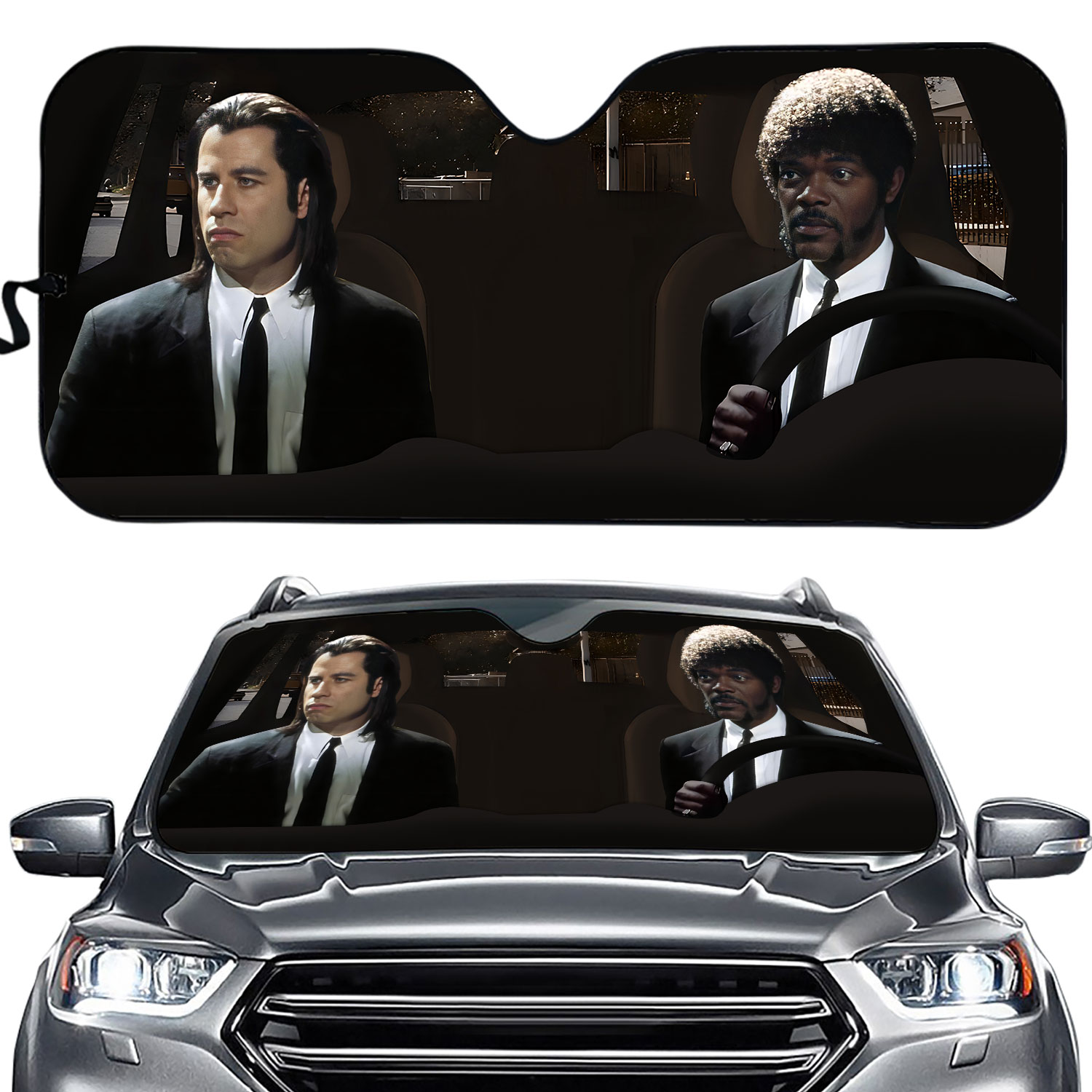 Pulp Fiction Movies Car Sunshade