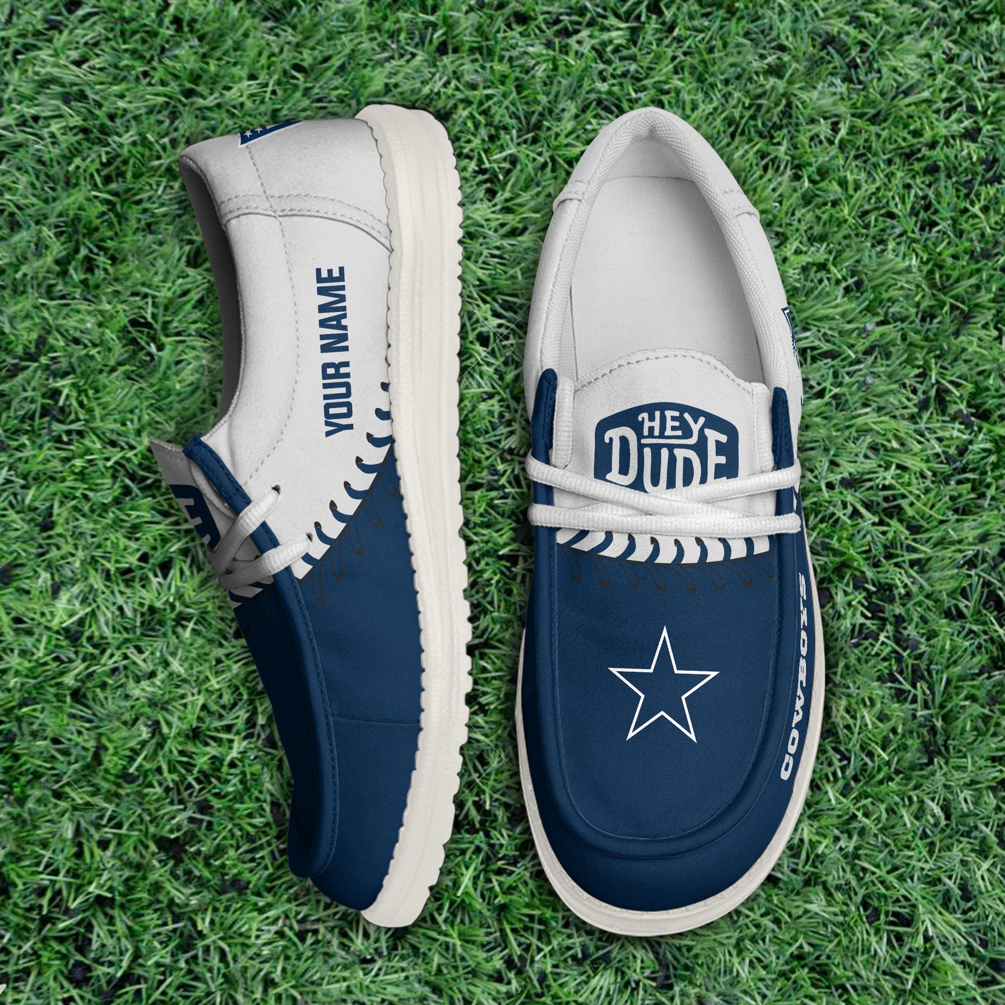 Dallas Cowboys Thickened Hey Dude Shoes