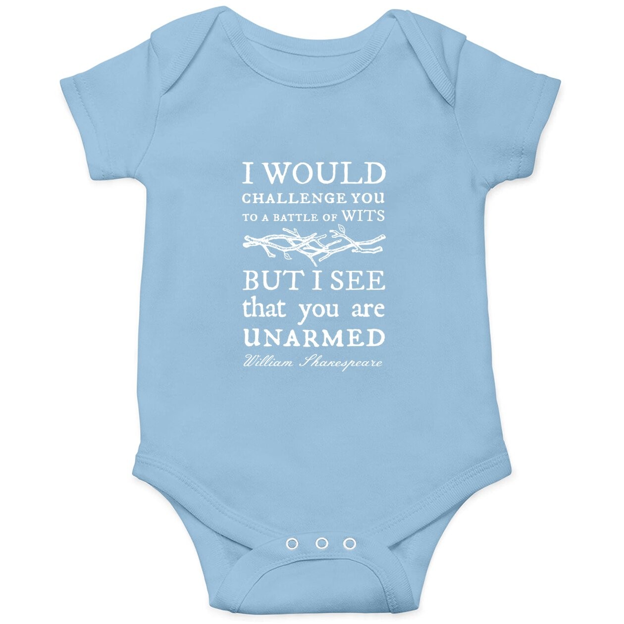 A Sarcastic William Shakespeare Quote Tbaby Bodysuit