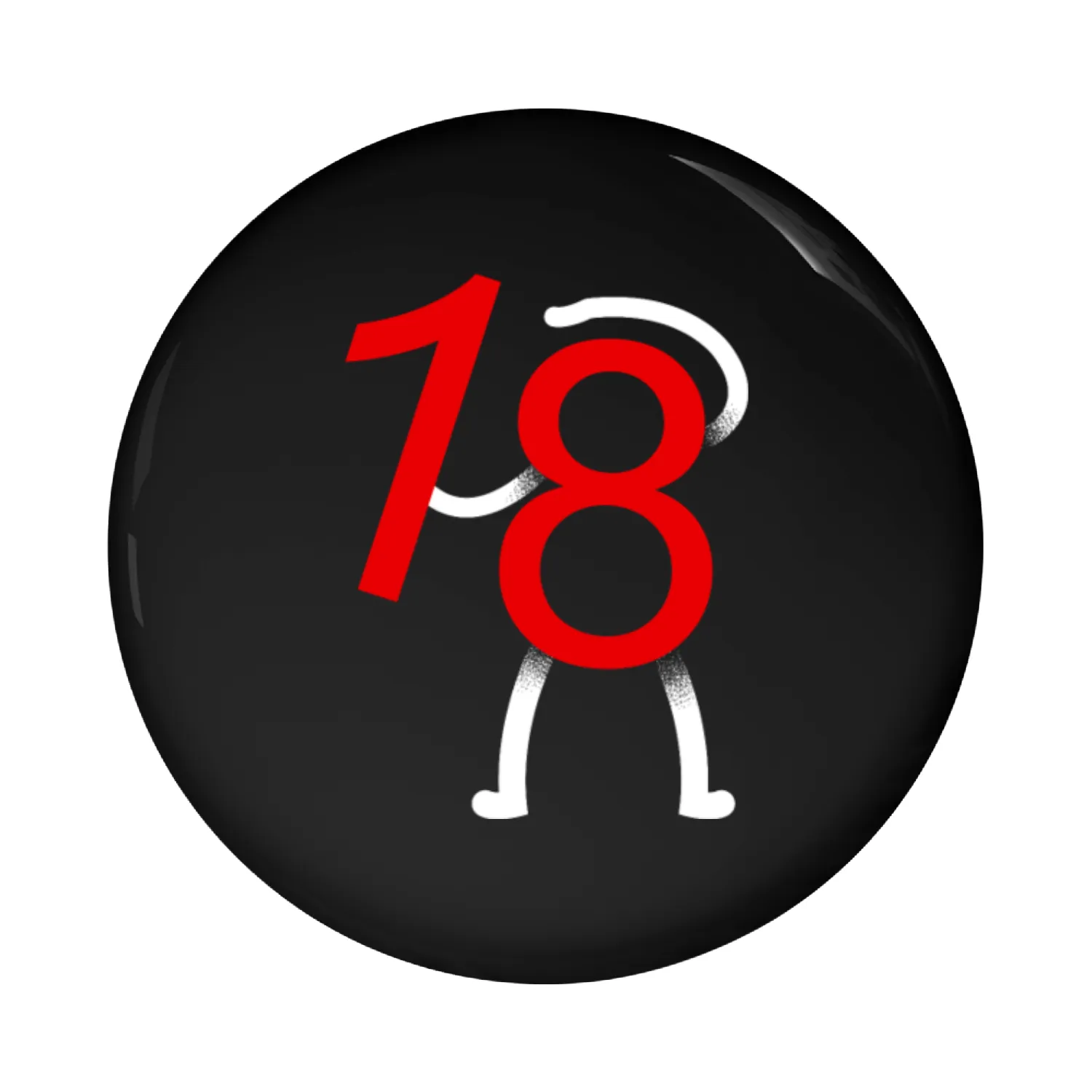 (Gift) Number 18 Pin Buttons
