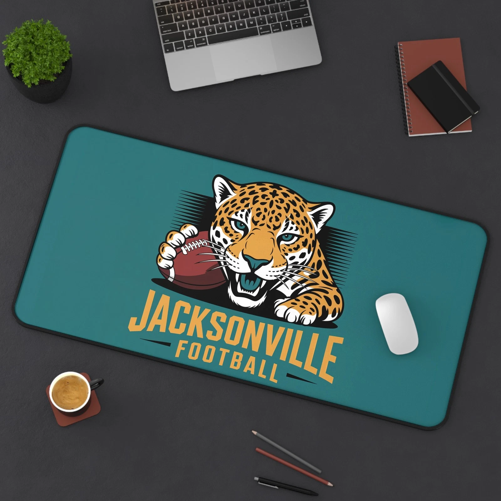 Jacksonville Football High Def Print Non Slip Desk Mat Office Home football