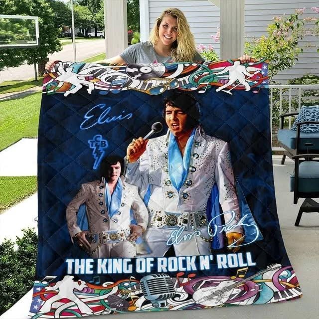 Elvis Presley Quilt, Elvis Presley Quilt Pattern, Gift For Elvis Fan, Elvis Presley Merch