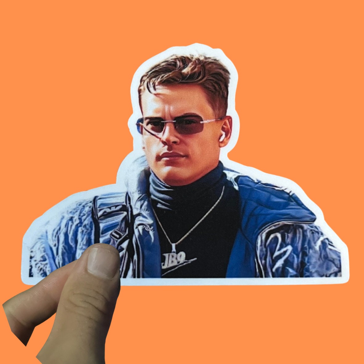Joe Burrow Sticker, Cincinnati Bengals, football