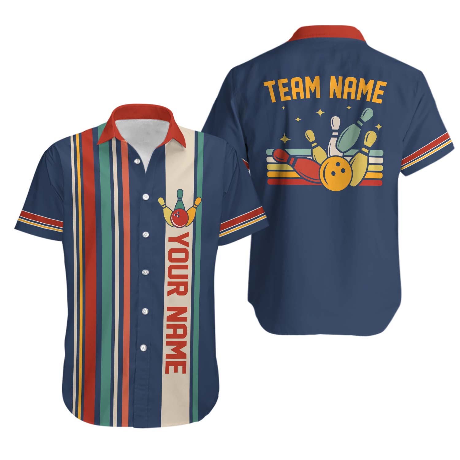 Personalized Bowling Hawaiian Shirt