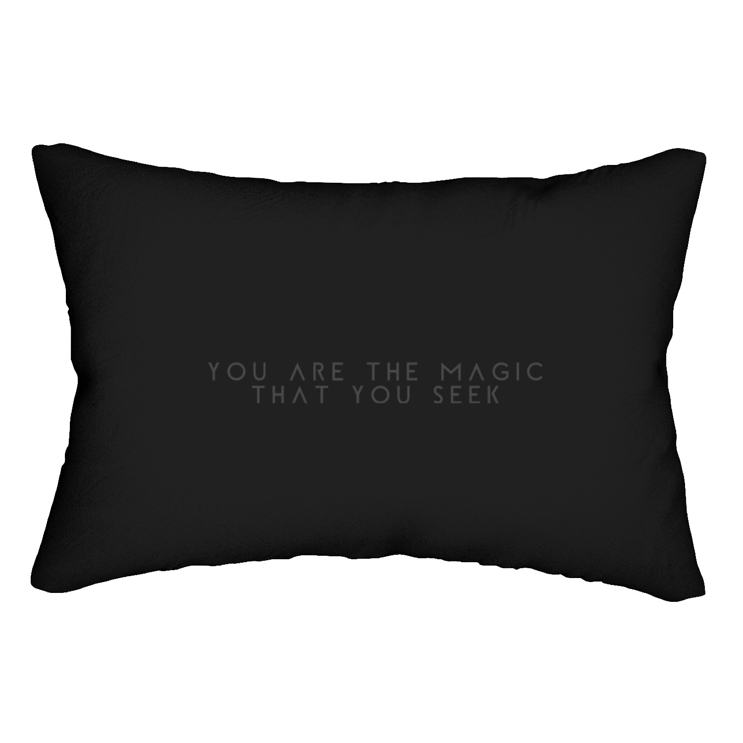 You are the magic that you seek. . Lumbar Pillows