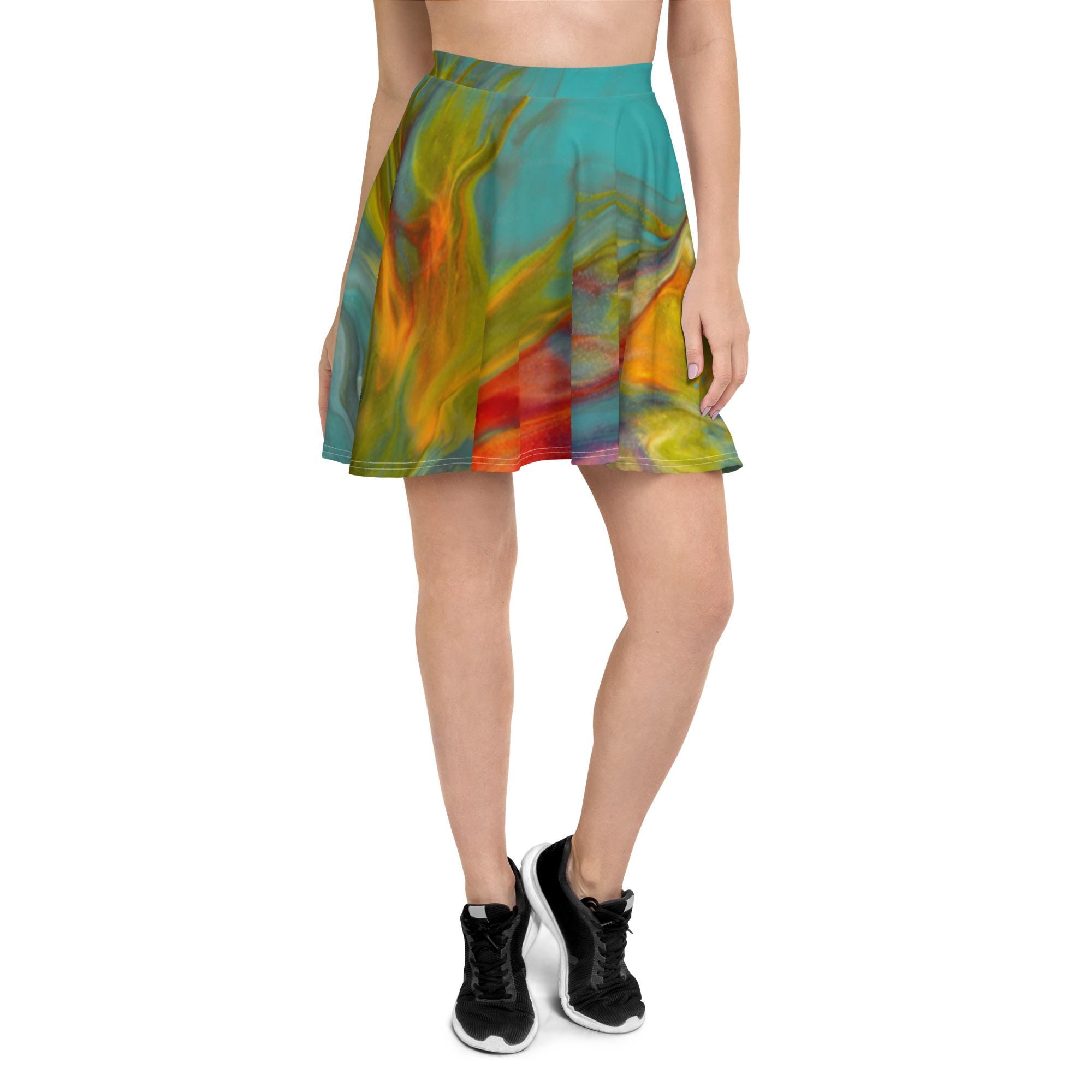 Water trend Skater Skirt
