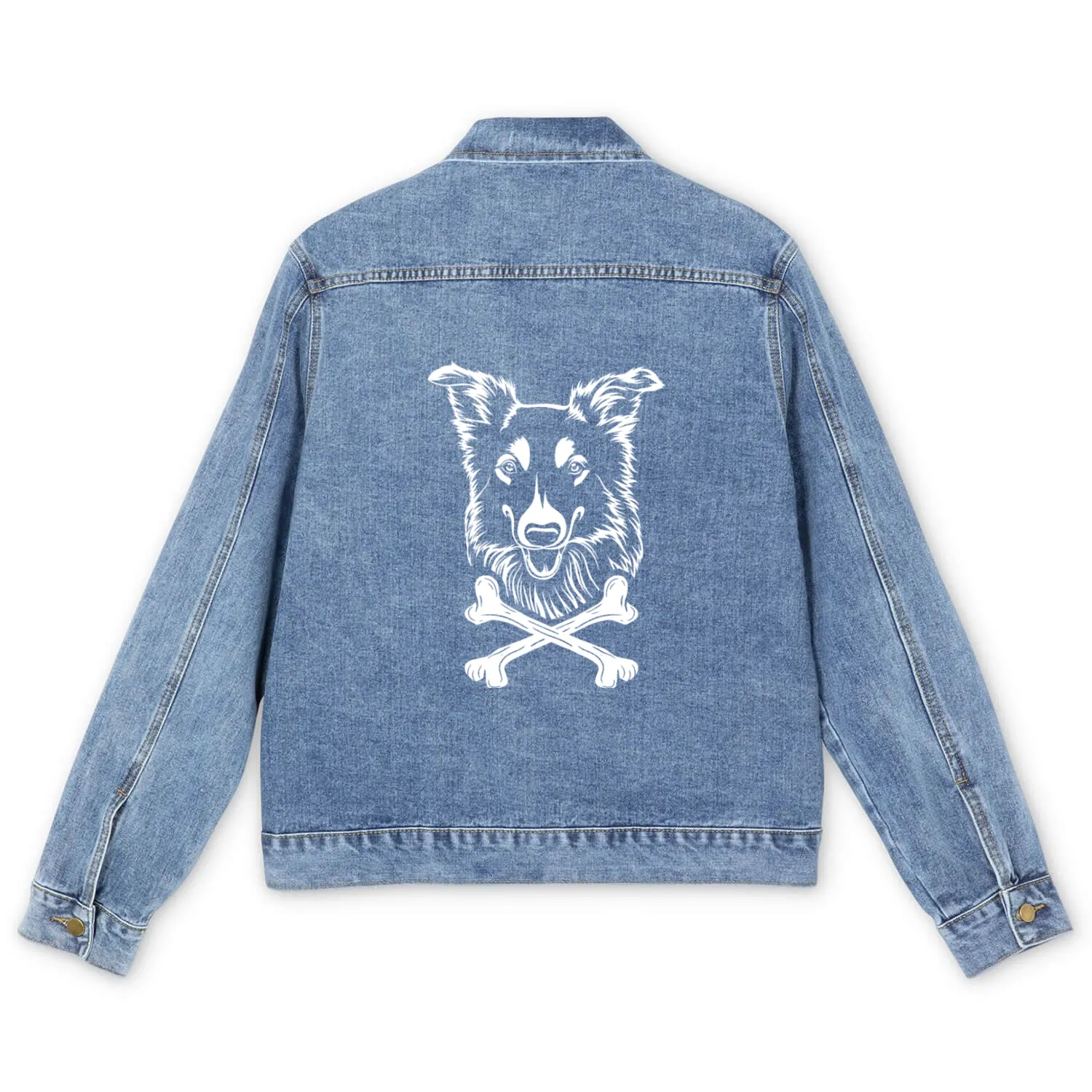 Pirate Dog Men's Denim Jackets