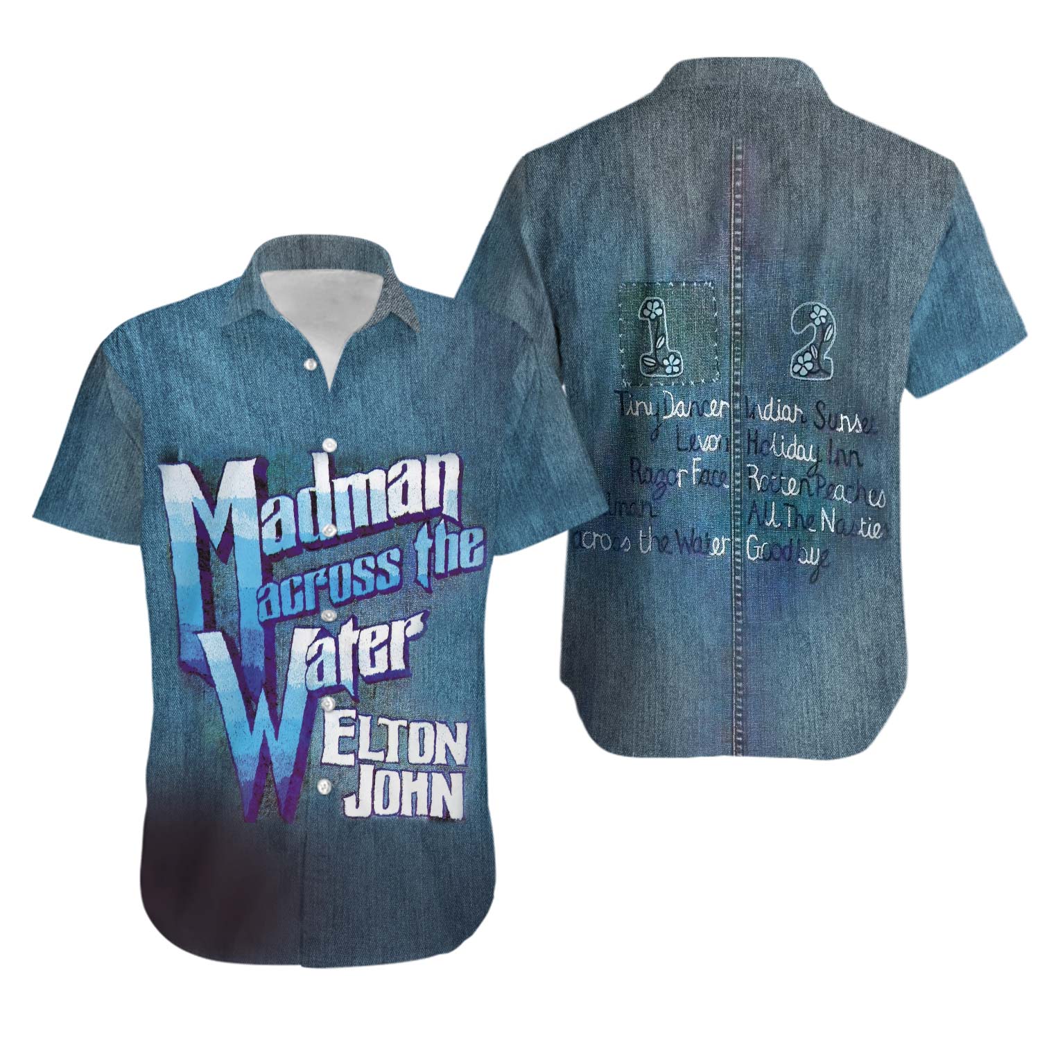 Madman Across The Water Elton John Hawaiian Shirt