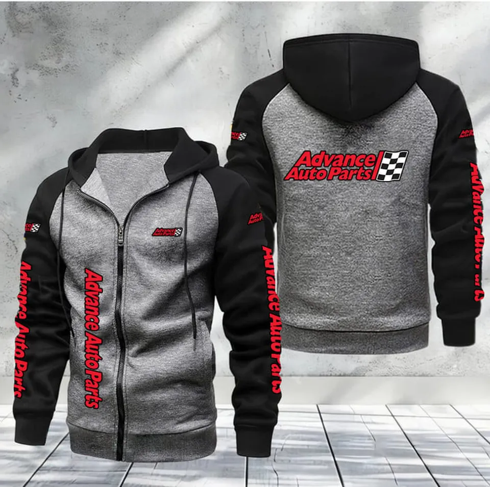 ADVANCE AUTO PARTS Men's Raglan Full Zip Hoodies