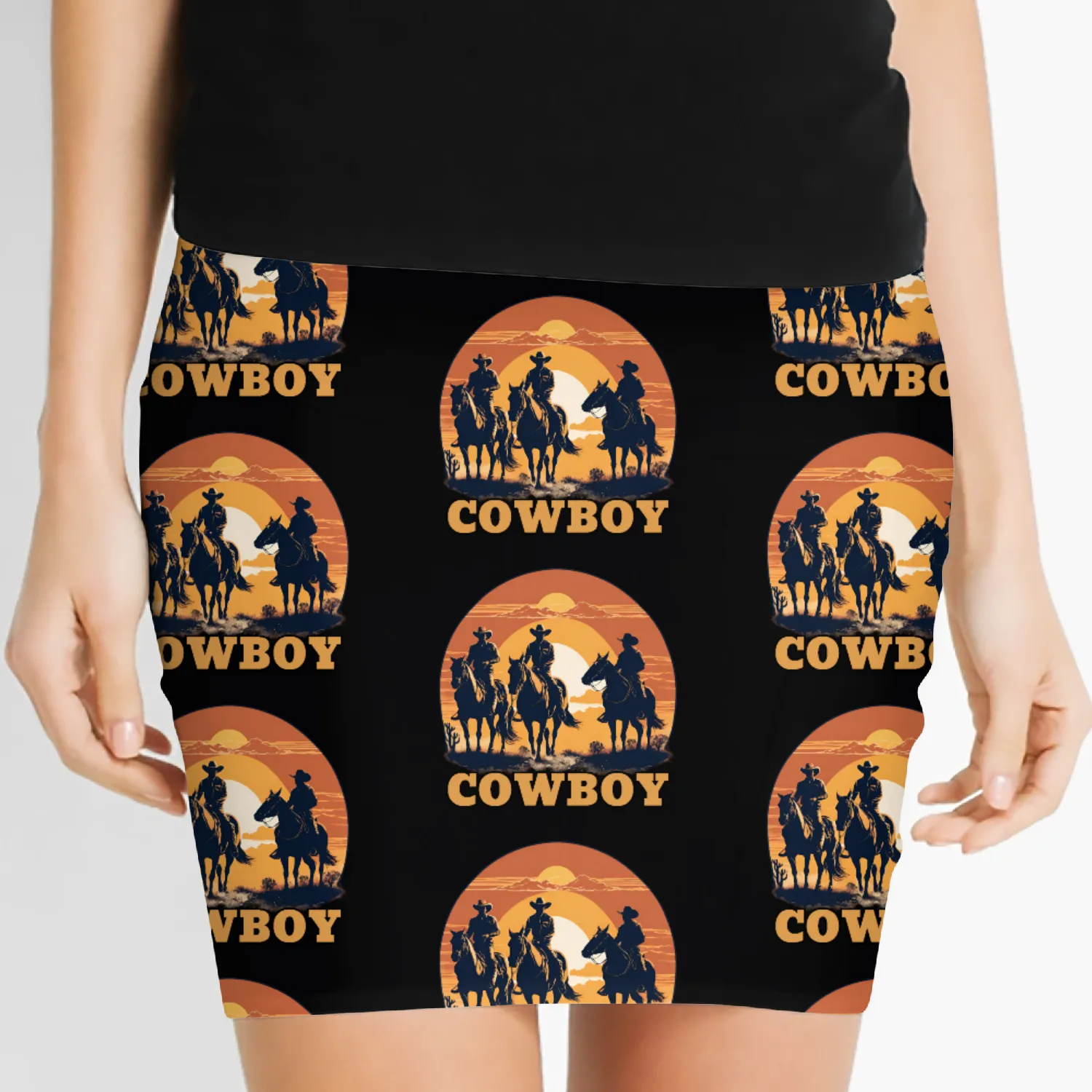 Cowboy Women's Mini Skirts