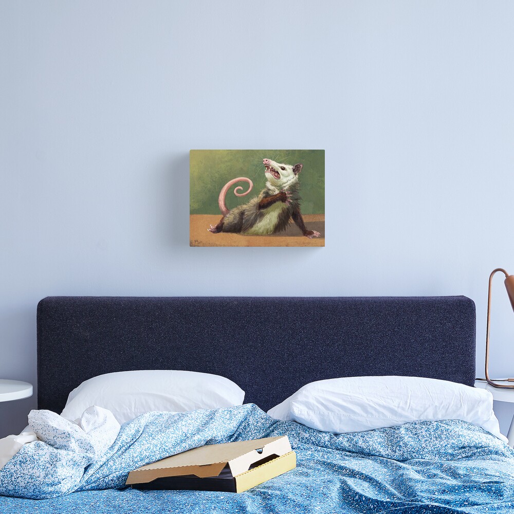 Amateur Opossum Actress Canvas Print