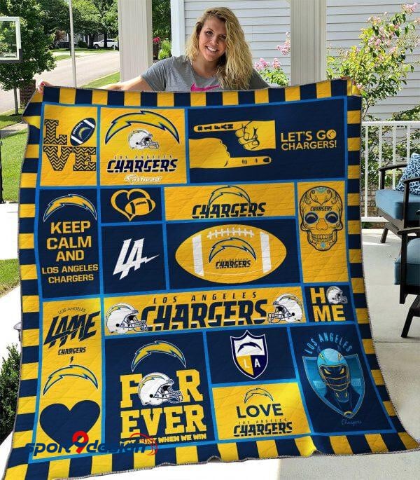 Los Angeles Chargers Blanket And Quilt Gift For Fans