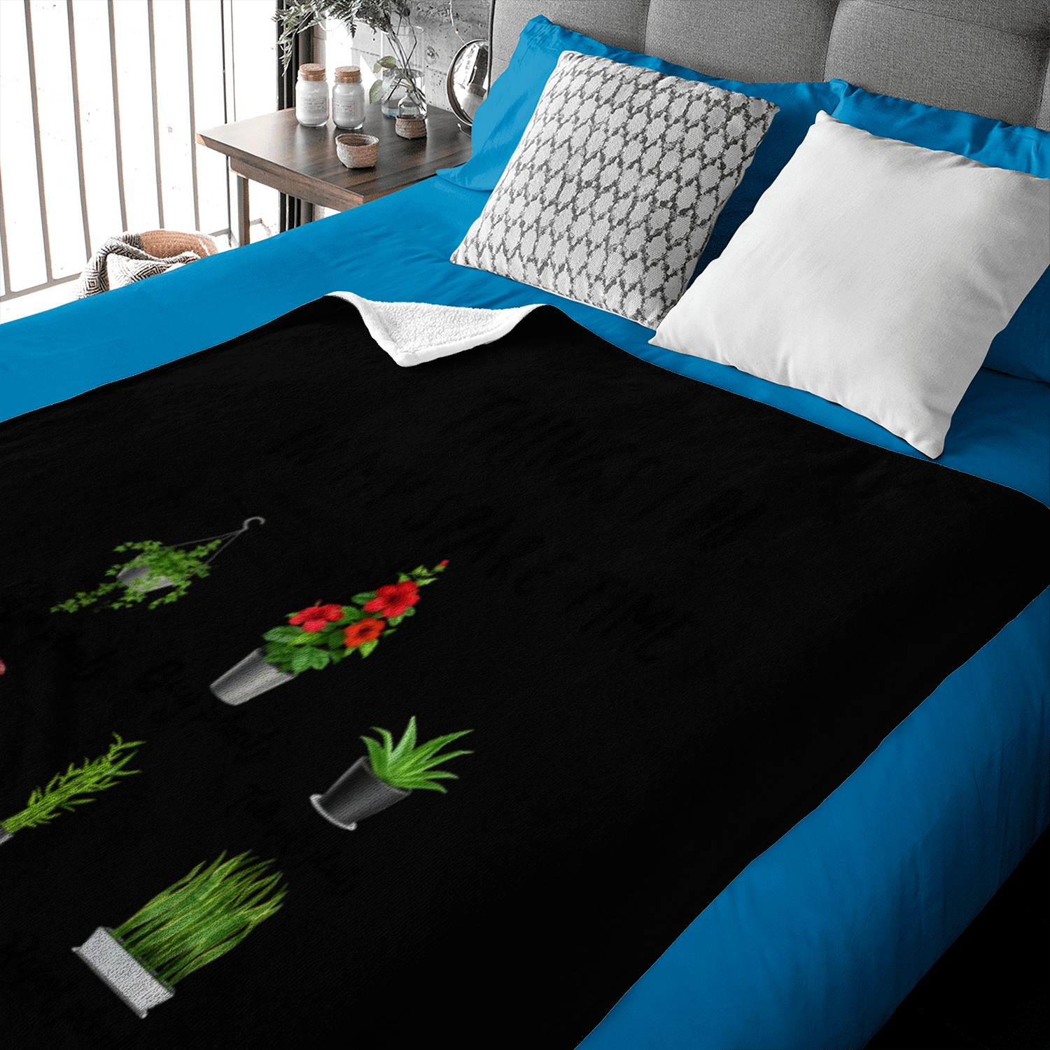 Things I Do In My Spare Time Plant Lover Gift Baby Blankets