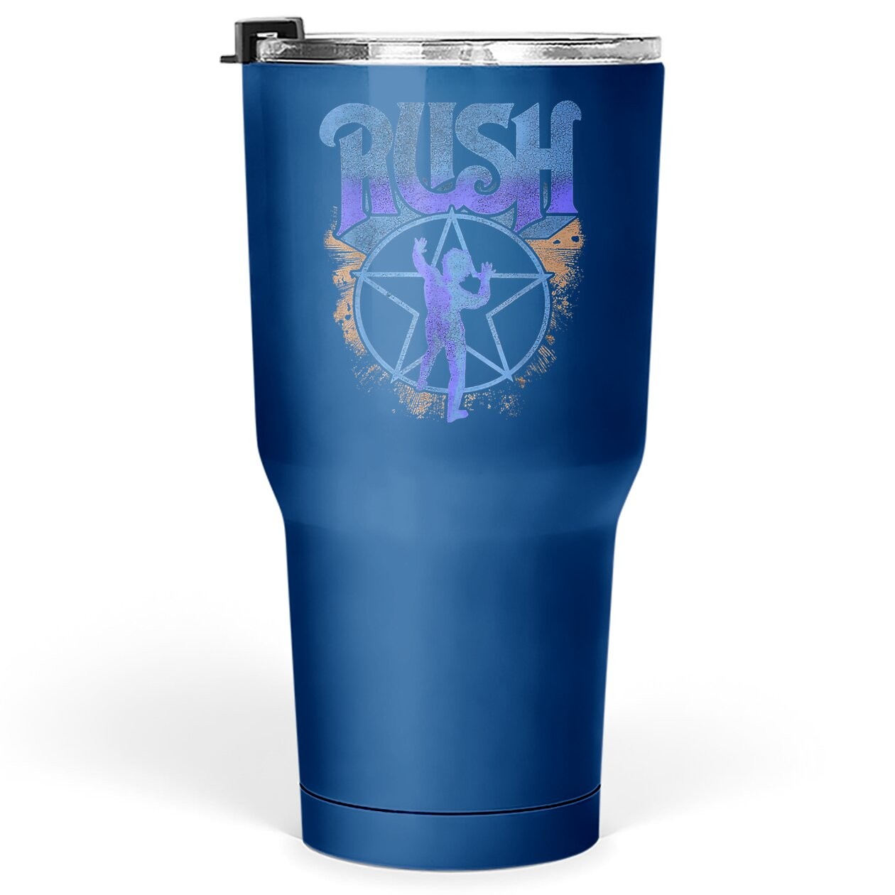 Graphic Rush Tumblers 30 oz Music Band Love Starman Tumbler 30 Oz