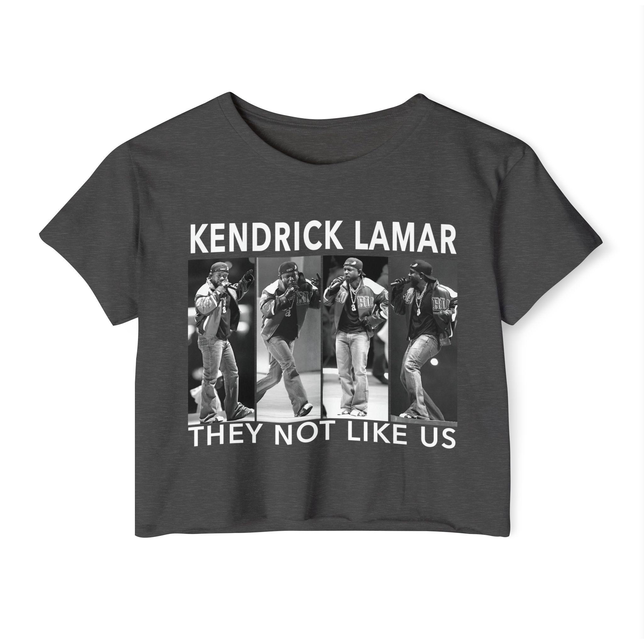 Kendrick Lamar they not like us crop shirt Kendrick Lamar crop top Kendrick Lamar merch Kendrick Lamar concert Kendrick Lamar gift poster