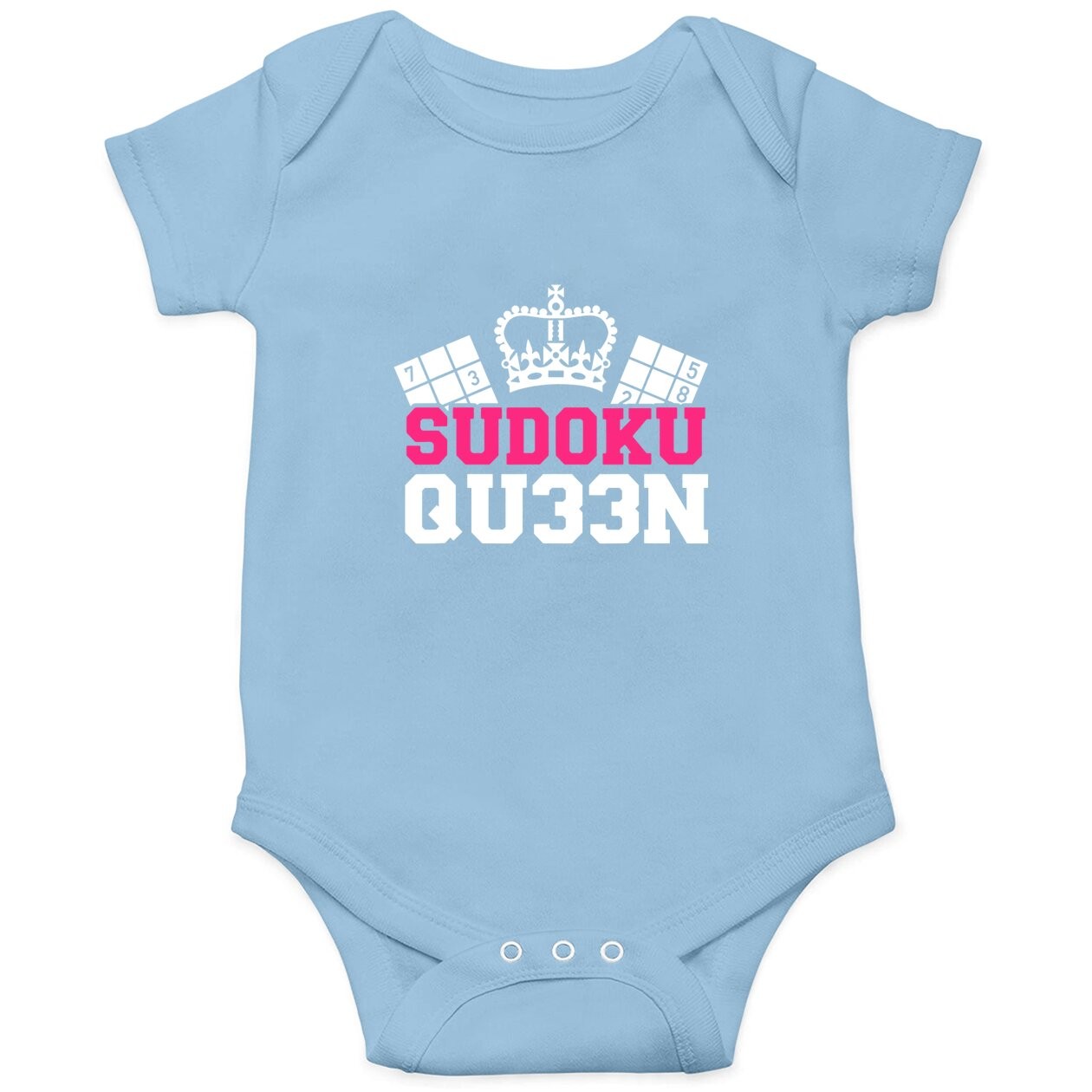 Sudoku Queen Baby Bodysuit