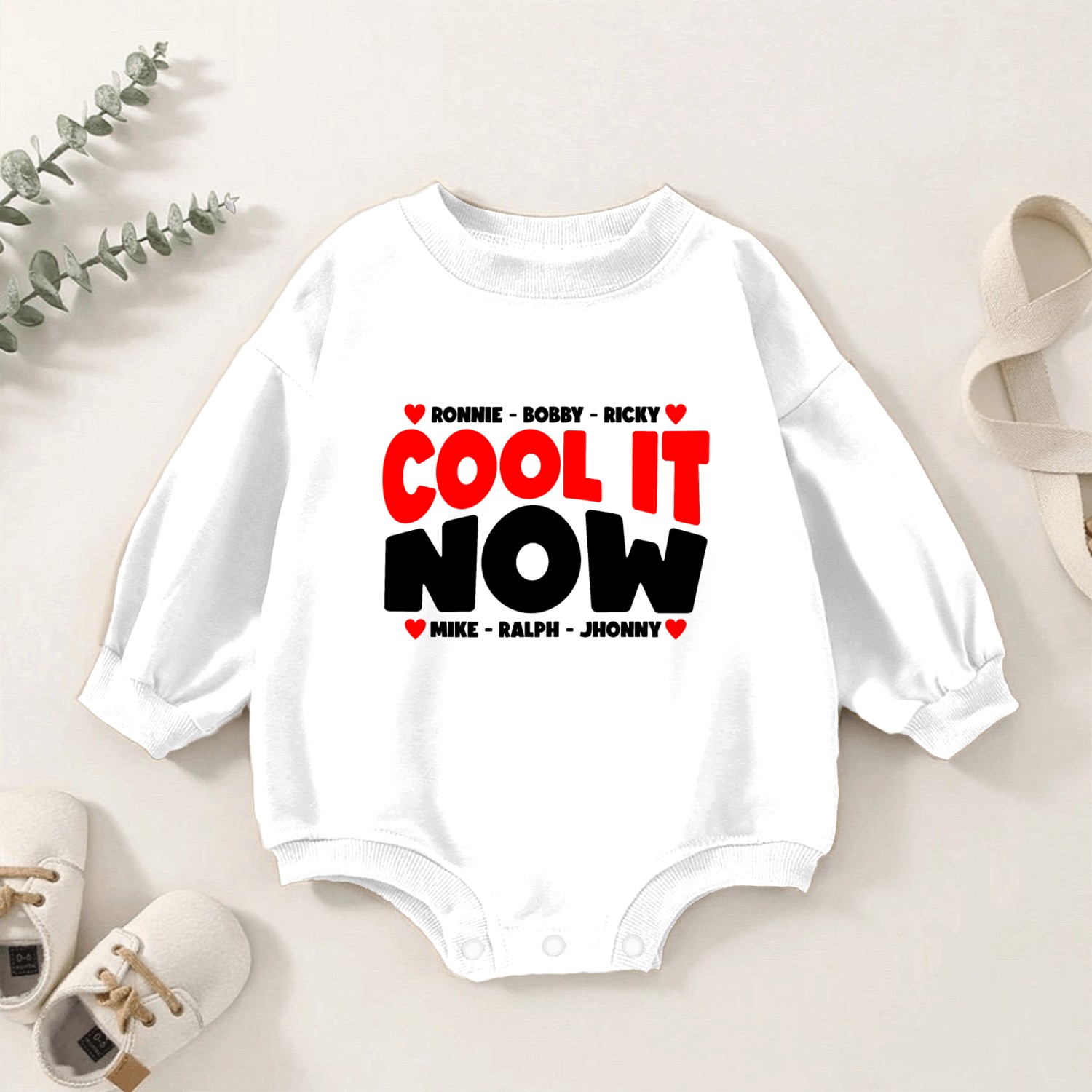 Cool It Now 7 Baby Romper Sweatshirts