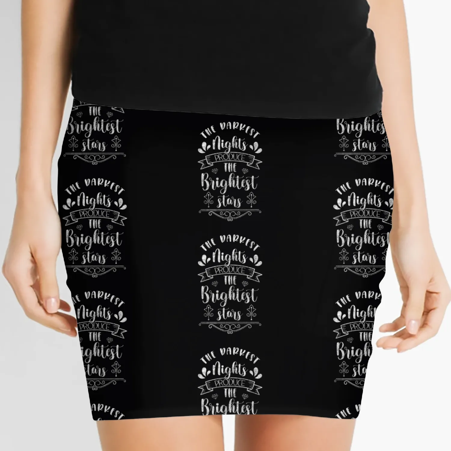 Starry Sky Space Night Women's Mini Skirts