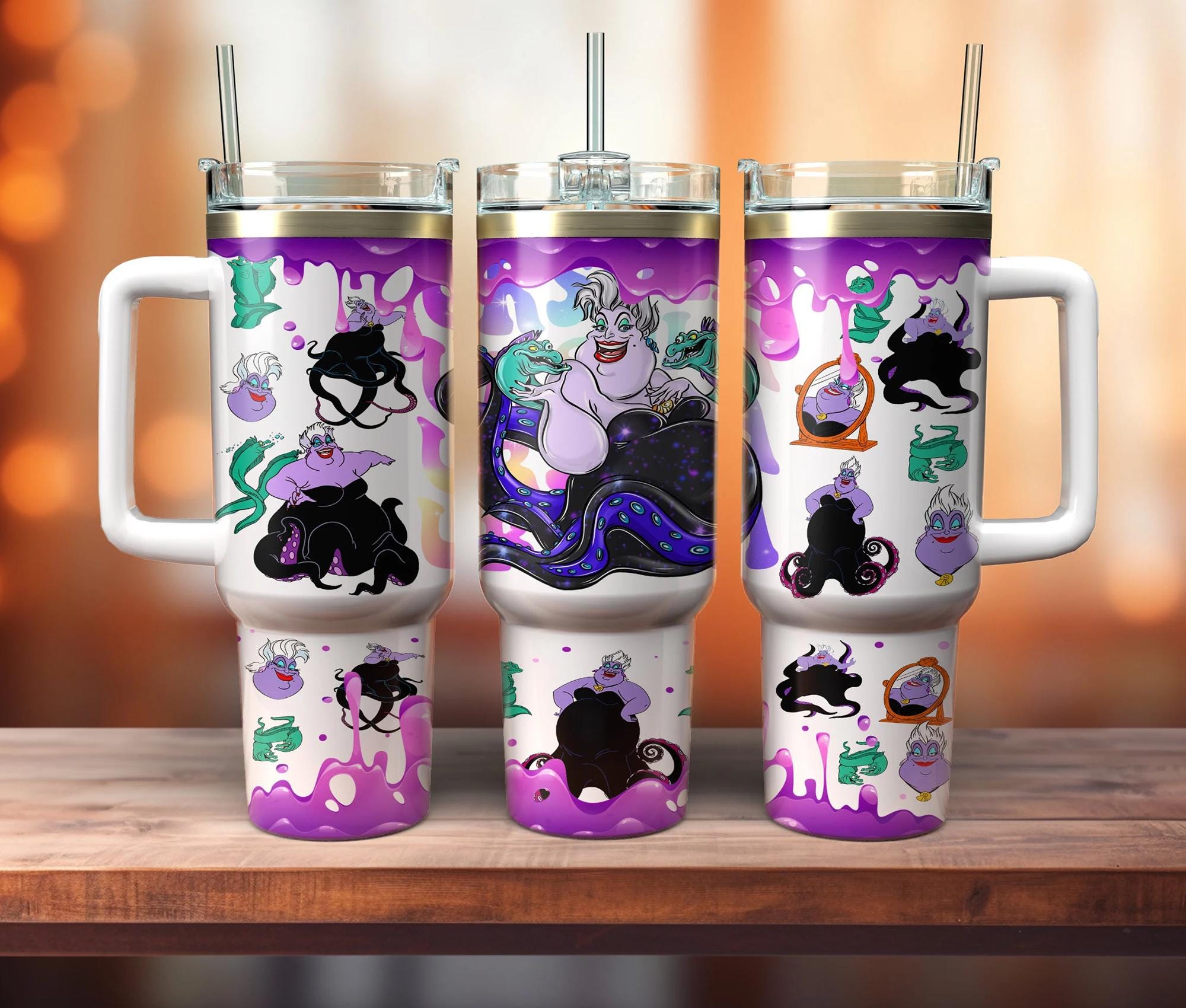 Villain Characters 40oz Tumbler, Cartoon Characters, Cartoon Movies 40oz Tumbler