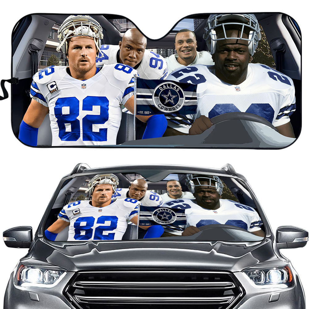 Dallas Cowboys Playerss Auto Sun Shade Car Sunshade Vehicle Sunshade